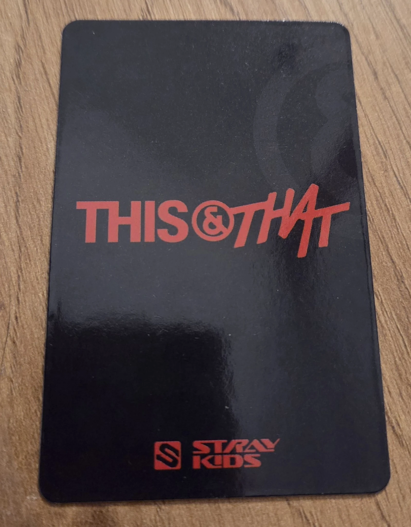 Stray Kids Changbin Stray Kids - Changbin - This & That Album holographic (hologram) platform fans album version album photocard listing photo 2