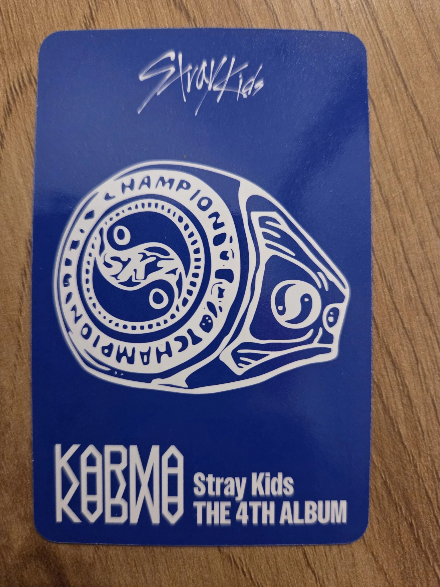 Stray Kids Bang Chan Stray Kids - Bang Chan - KARMA Album album photocard accordion version first press only listing photo 2