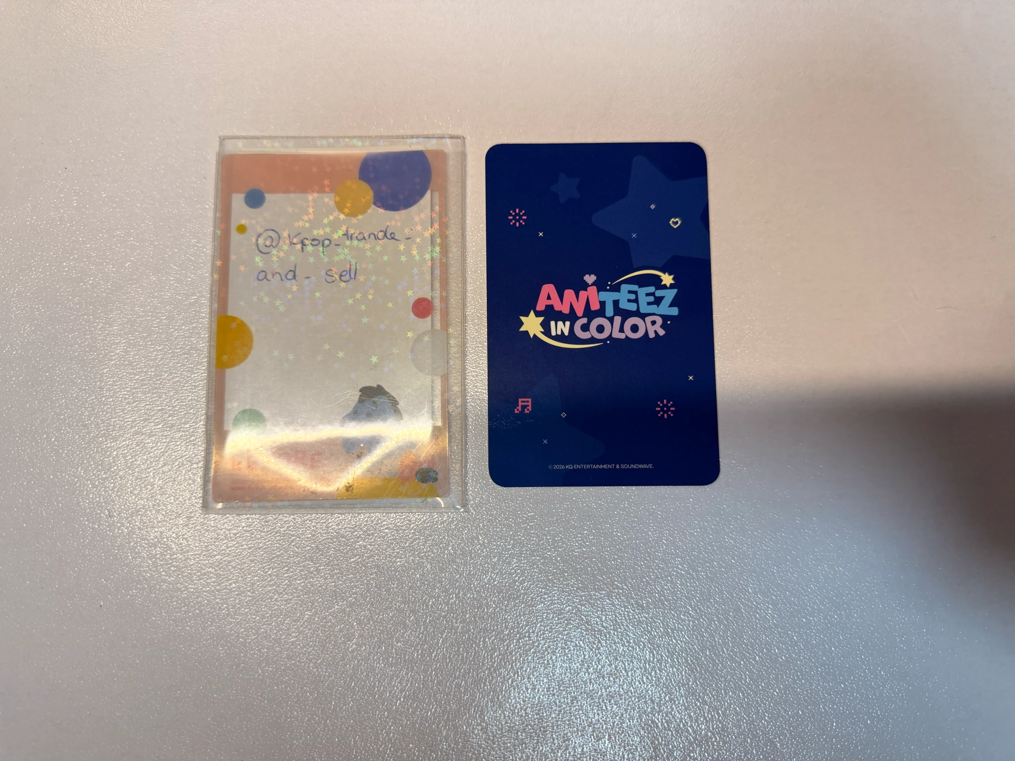 ATEEZ ATEEZ - Jongho & Seonghwa - ANITEEZ IN COLOR Other version 6 unit photocard trading card listing photo 2