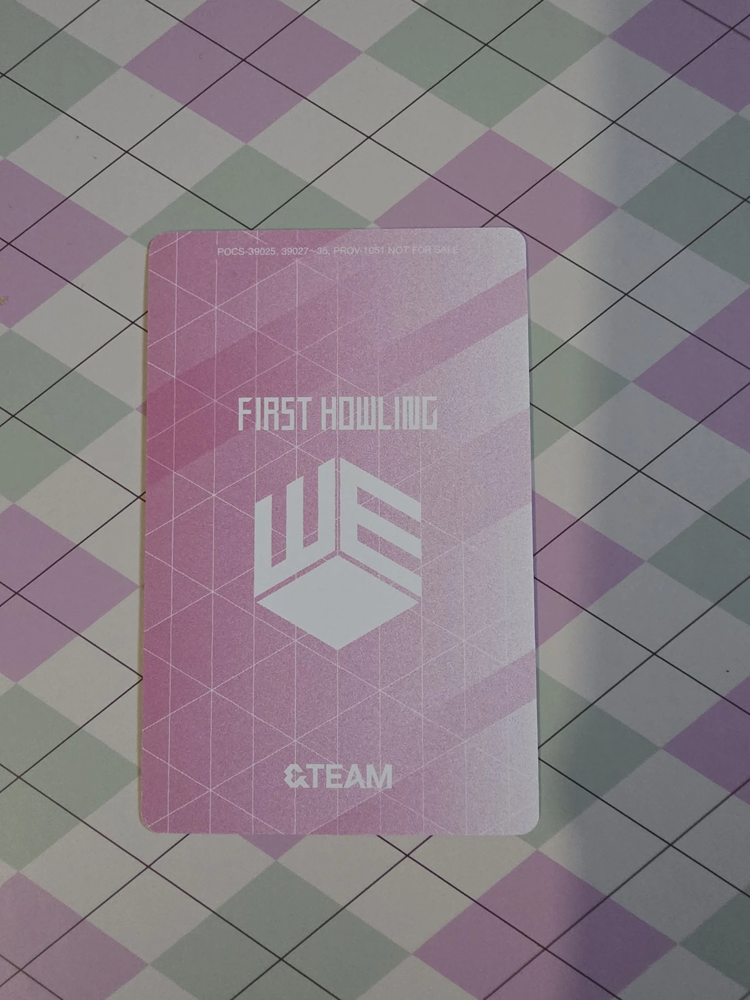 &TEAM Jo &TEAM - Jo - First Howling : WE EP Album limited ver. listing photo 2