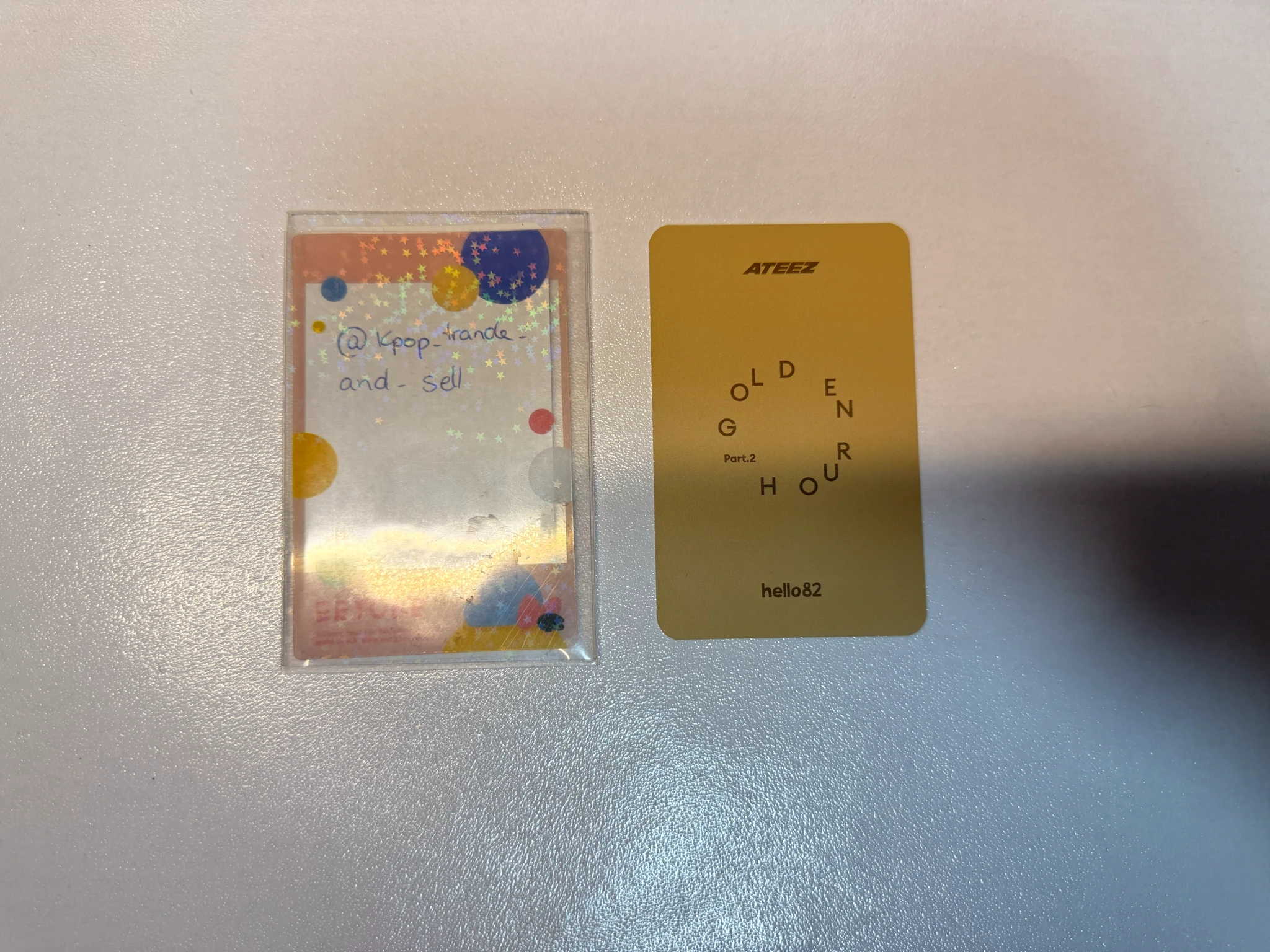 ATEEZ Jongho ATEEZ - Jongho - Golden Hour : Part 2 Album hello82 pre-order benefit (pob) listing photo 2