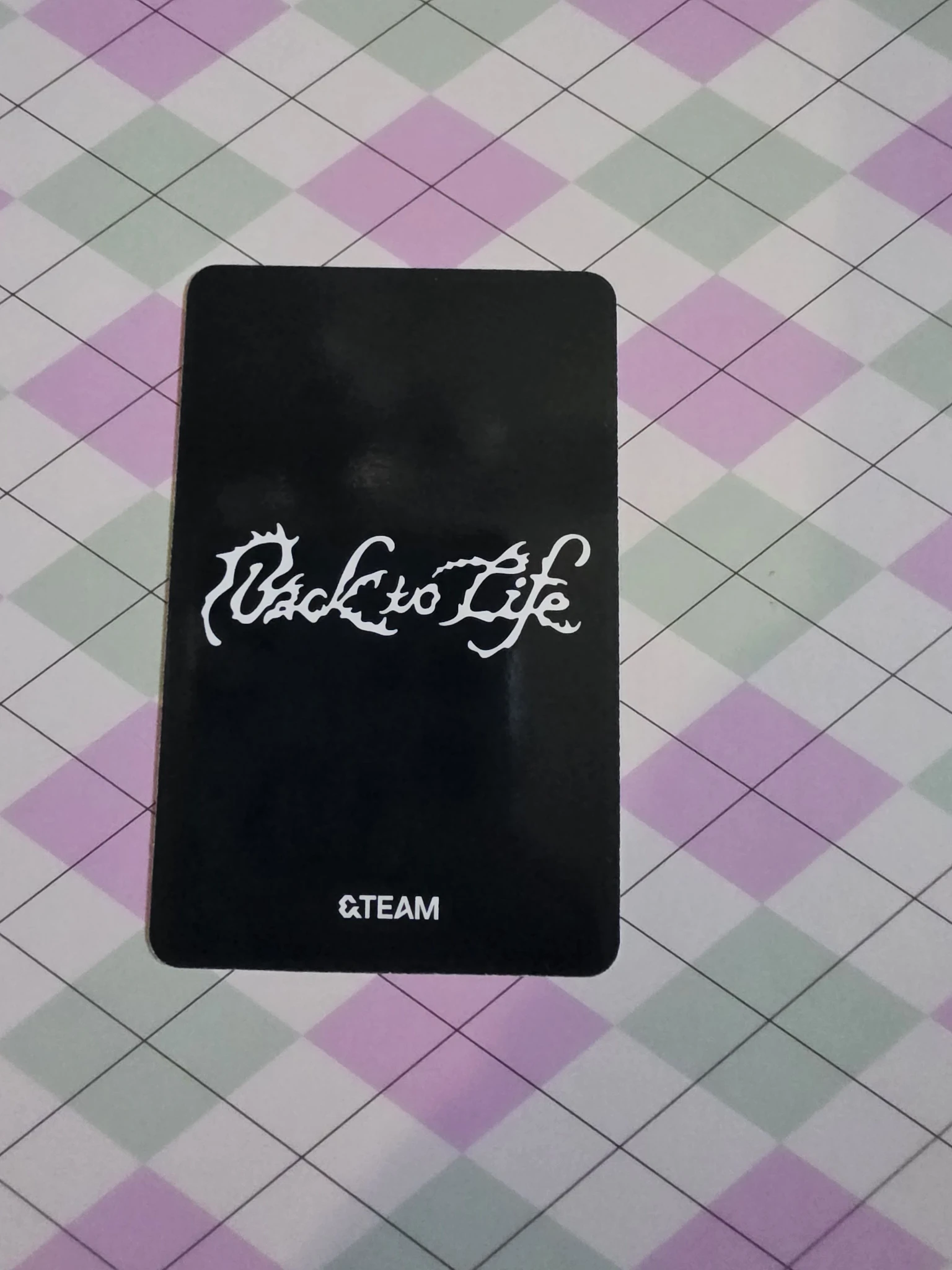 &TEAM K &TEAM - K - Back to Life Album A version album photocard roar version listing photo 2