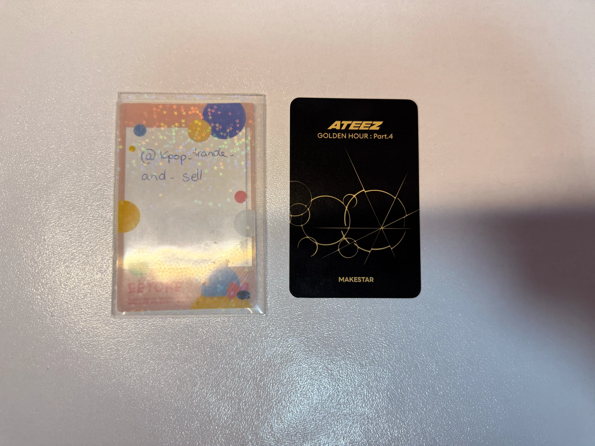 ATEEZ Jongho ATEEZ - Jongho - Golden Hour : Part.4 Album makestar lucky draw listing photo 2