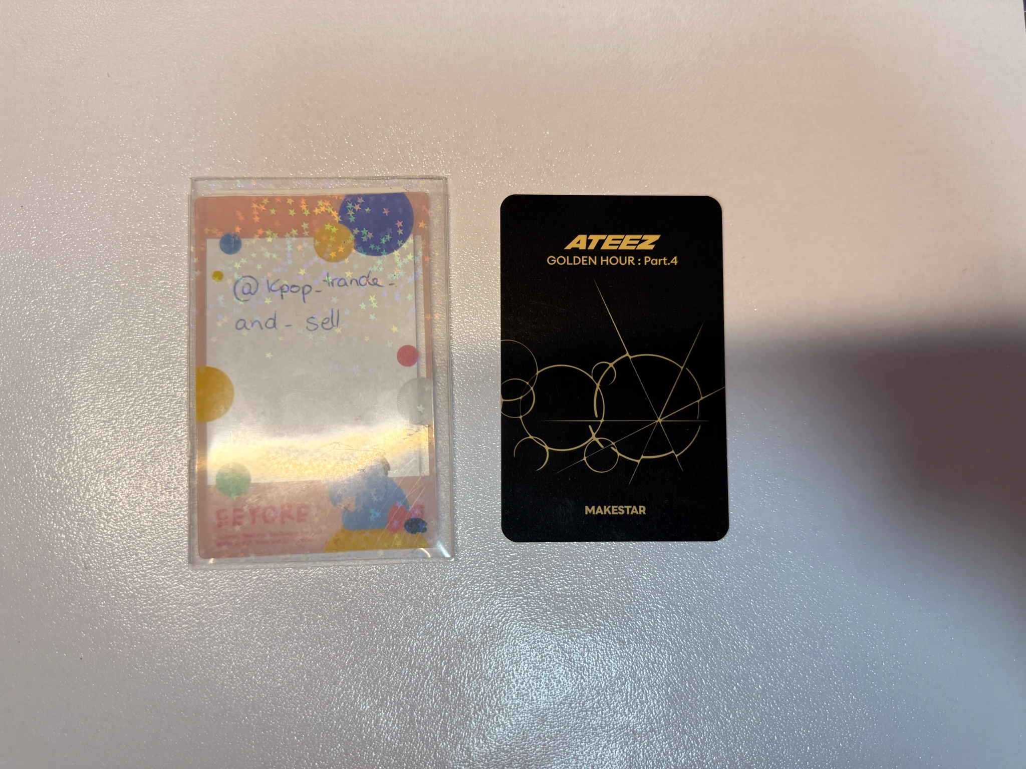 ATEEZ San ATEEZ - San - Golden Hour : Part.4 Album makestar lucky draw listing photo 2