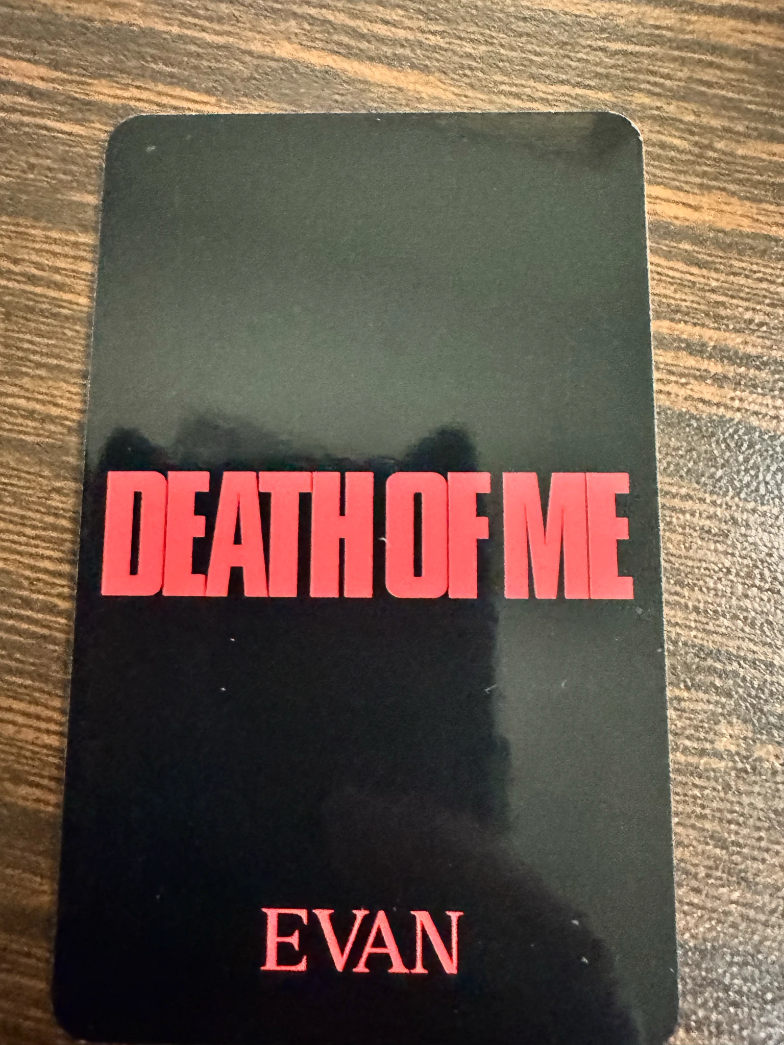 EVAN Evan (Heeseung) EVAN - Evan (Heeseung) - DEATH OF ME Album album photocard target version listing photo 2
