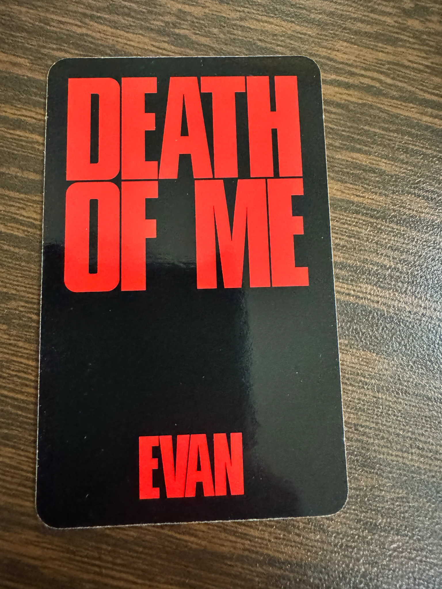 EVAN Evan (Heeseung) EVAN - Evan (Heeseung) - DEATH OF ME Album explosion version B version album photocard listing photo 2