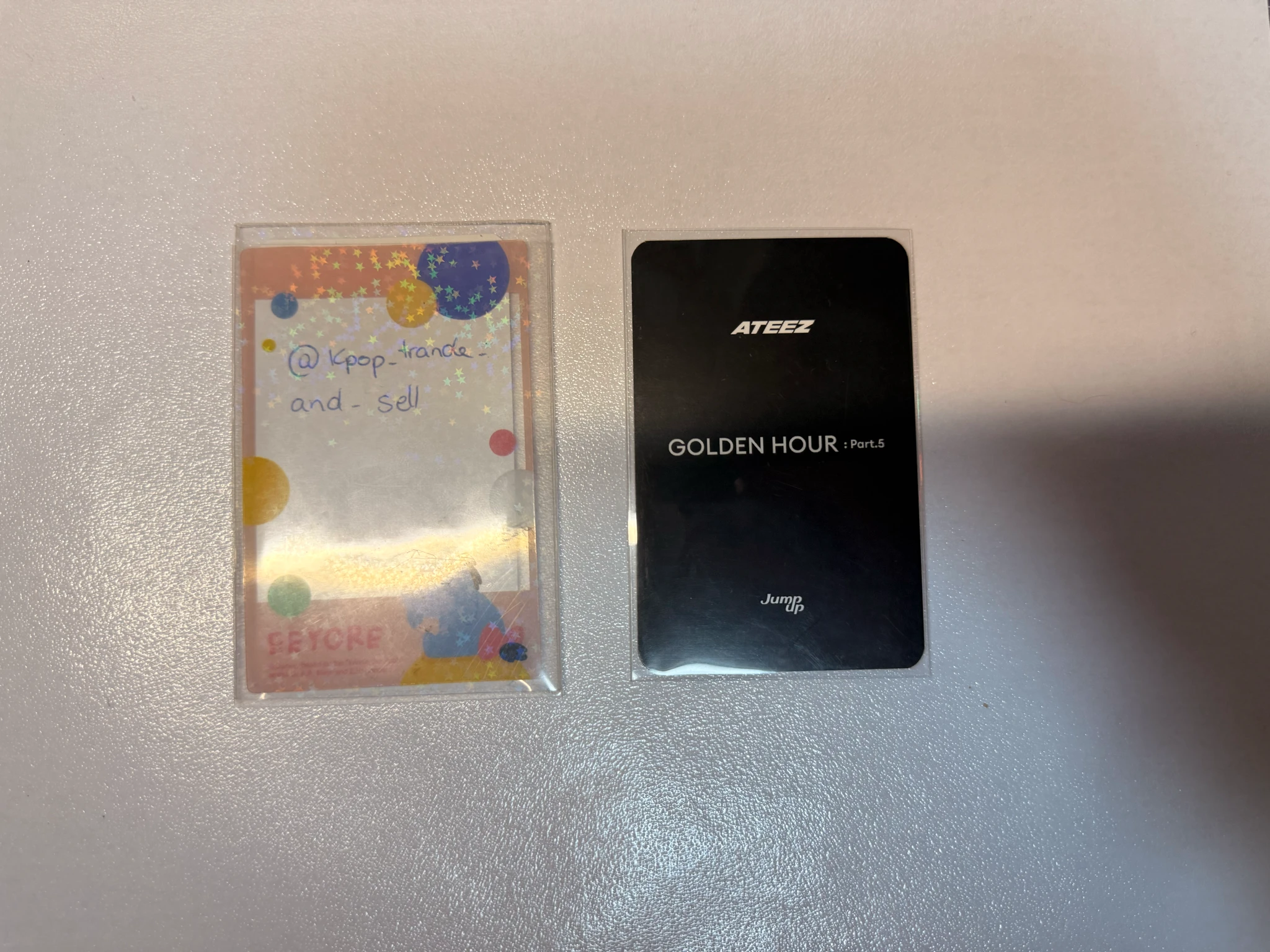 ATEEZ Wooyoung ATEEZ - Wooyoung - GOLDEN HOUR : Part.5 Album jump up lucky draw (LD) lenticular version 2 listing photo 2
