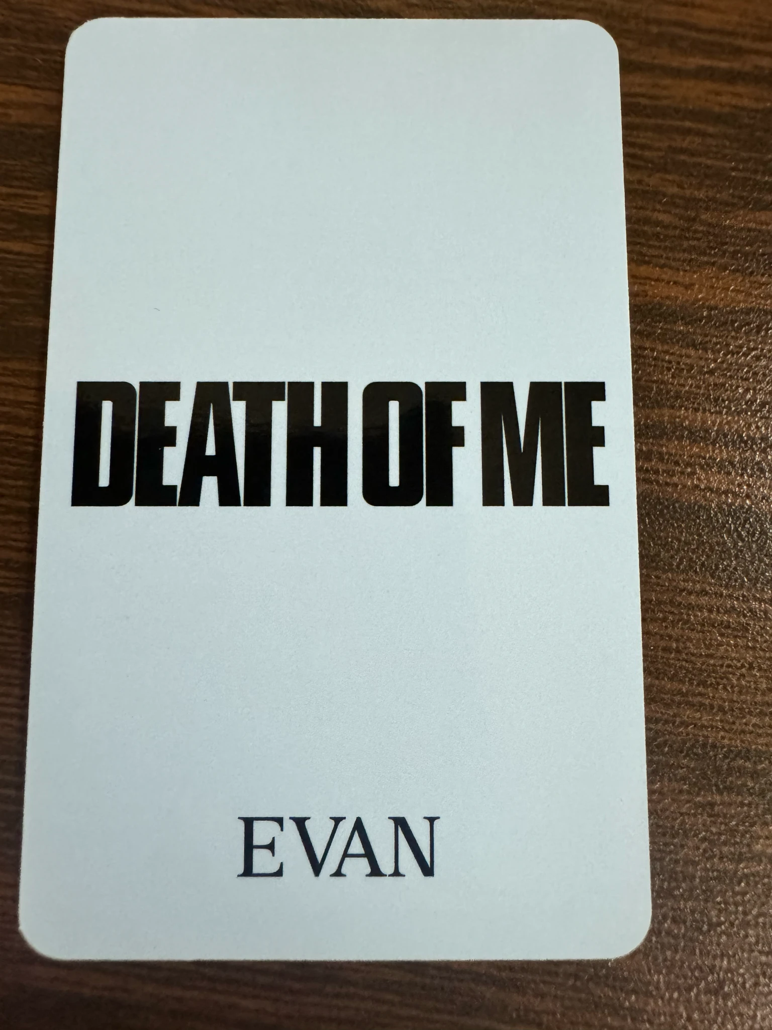EVAN Evan (Heeseung) EVAN - Evan (Heeseung) - DEATH OF ME Album hmv UK purchase benefit listing photo 2