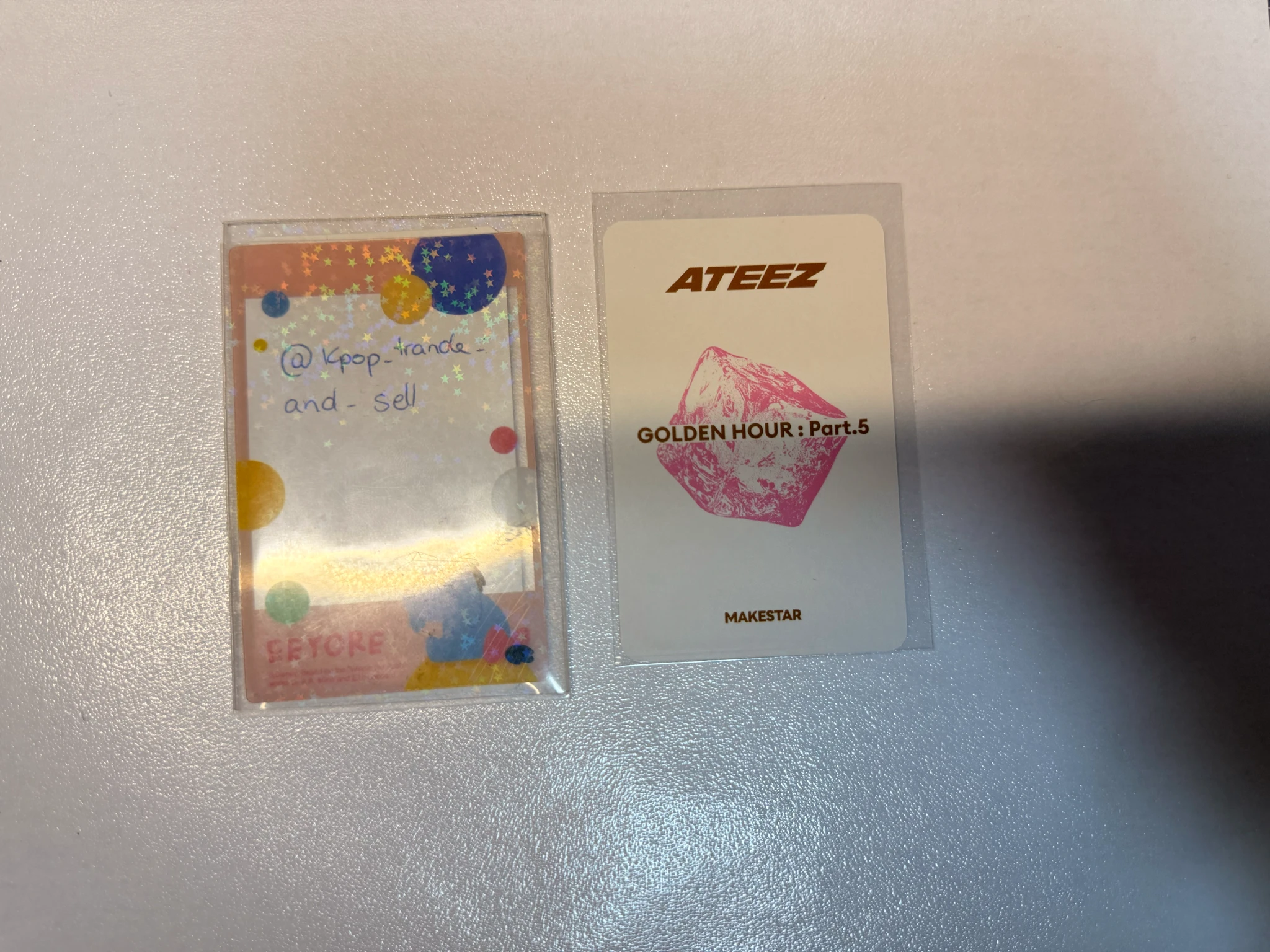 ATEEZ Jongho ATEEZ - Jongho - GOLDEN HOUR : Part.5 Album makestar photocard event listing photo 2
