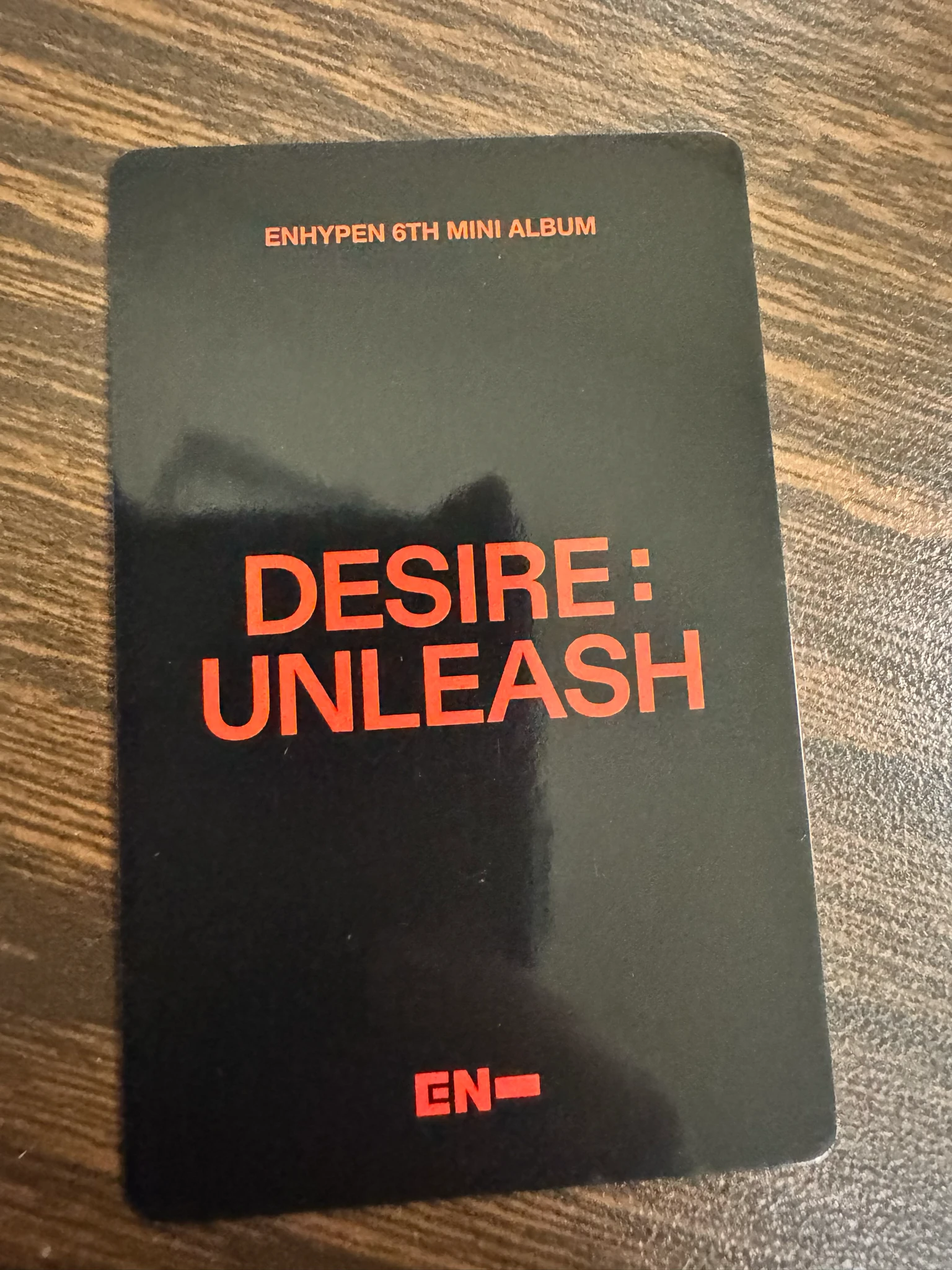 ENHYPEN Evan (Heeseung) ENHYPEN - Heeseung - DESIRE: UNLEASH Album lucky draw round 4 yizhiyu (yzy) listing photo 2