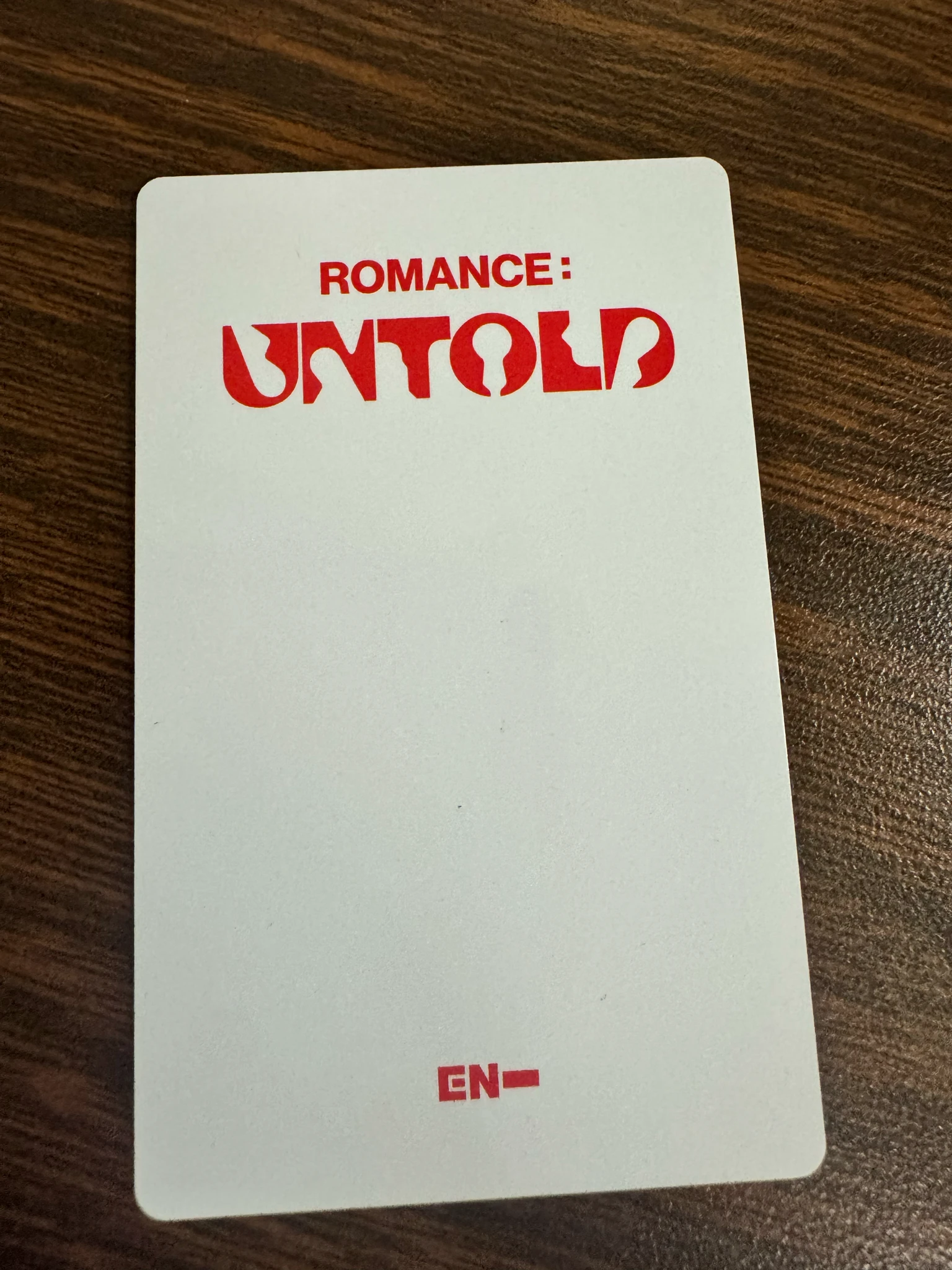 ENHYPEN Evan (Heeseung) ENHYPEN - Heeseung - ROMANCE: UNTOLD Album target exclusive EU exclusive purchase benefit listing photo 2