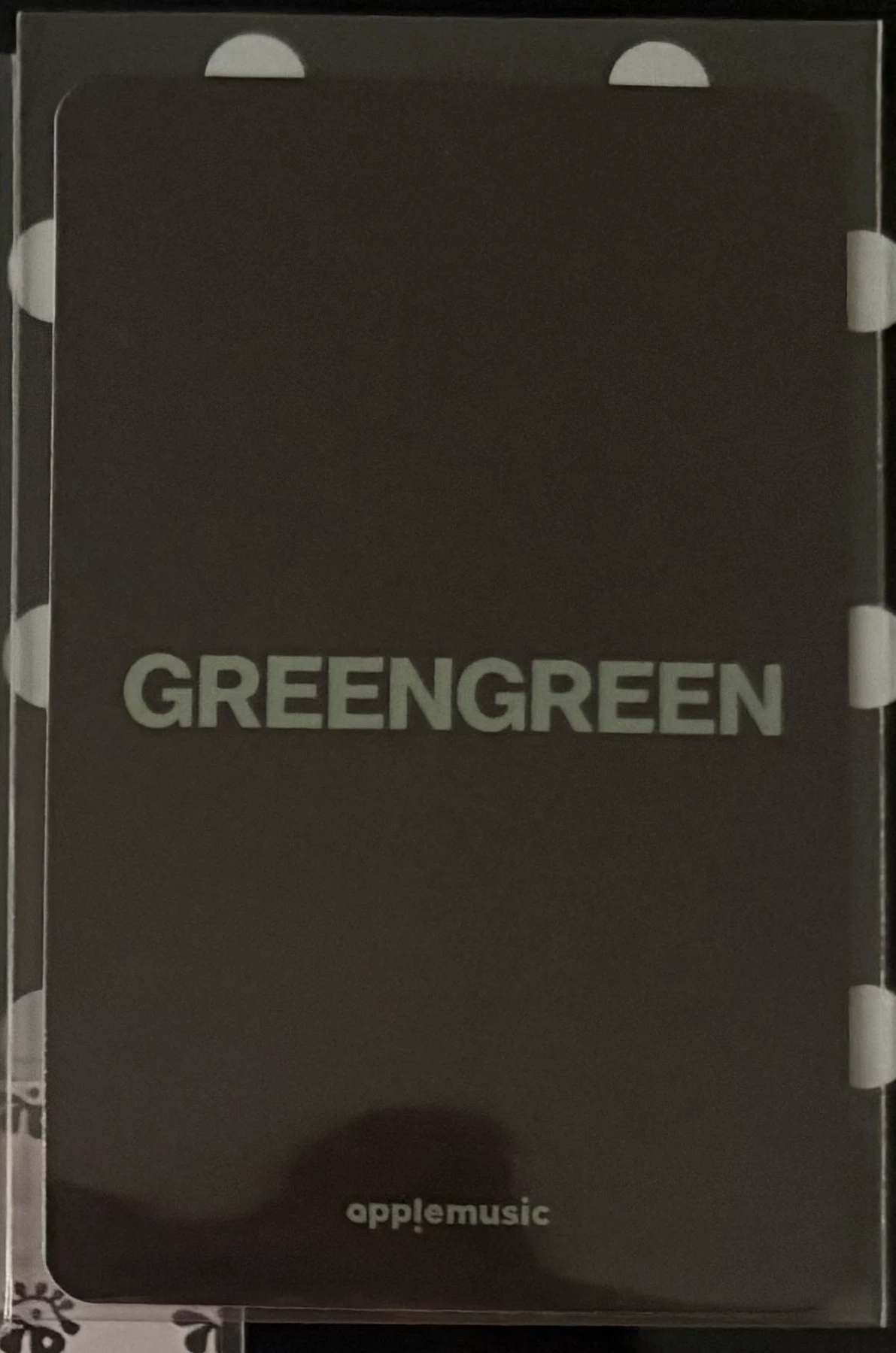 CORTIS James CORTIS - James - GREENGREEN Album apple music pob (pre-order benefit) listing photo 2