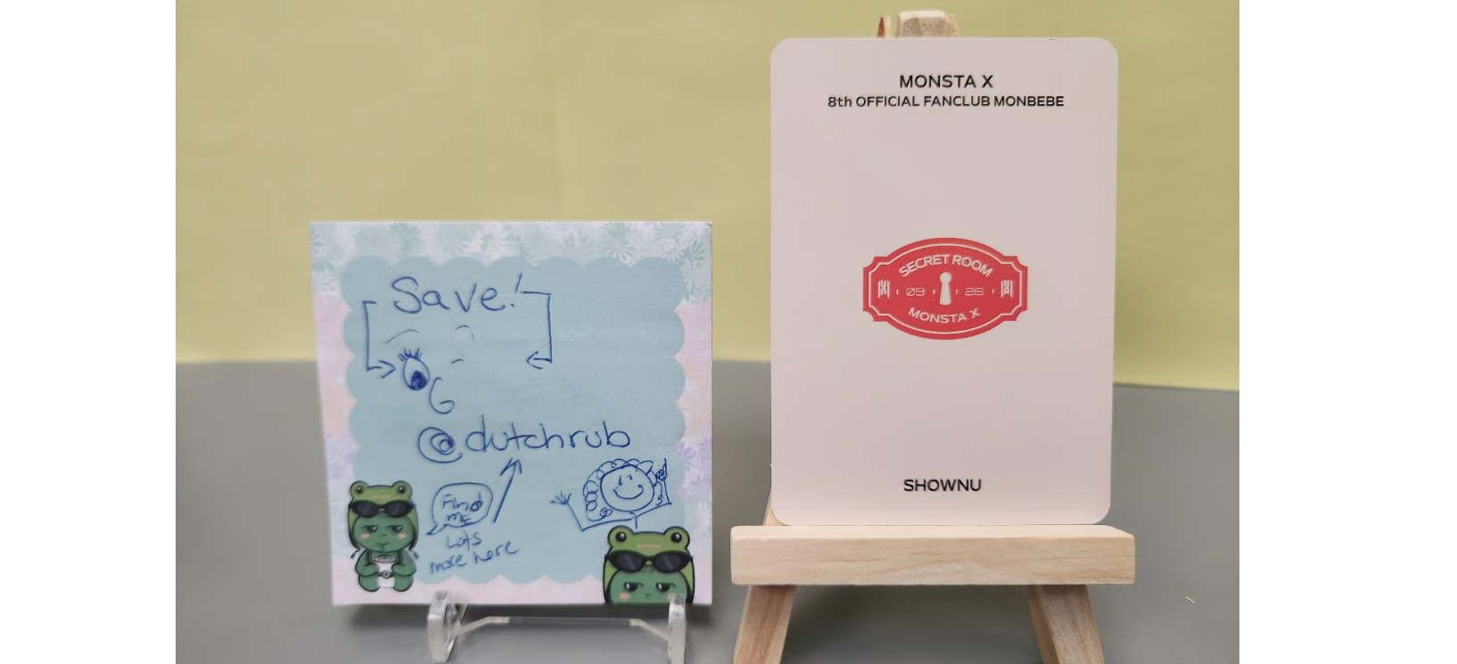 MONSTA X Shownu MONSTA X - Shownu - 8th Fanclub Membership  Other fanclub photocard set listing photo 2