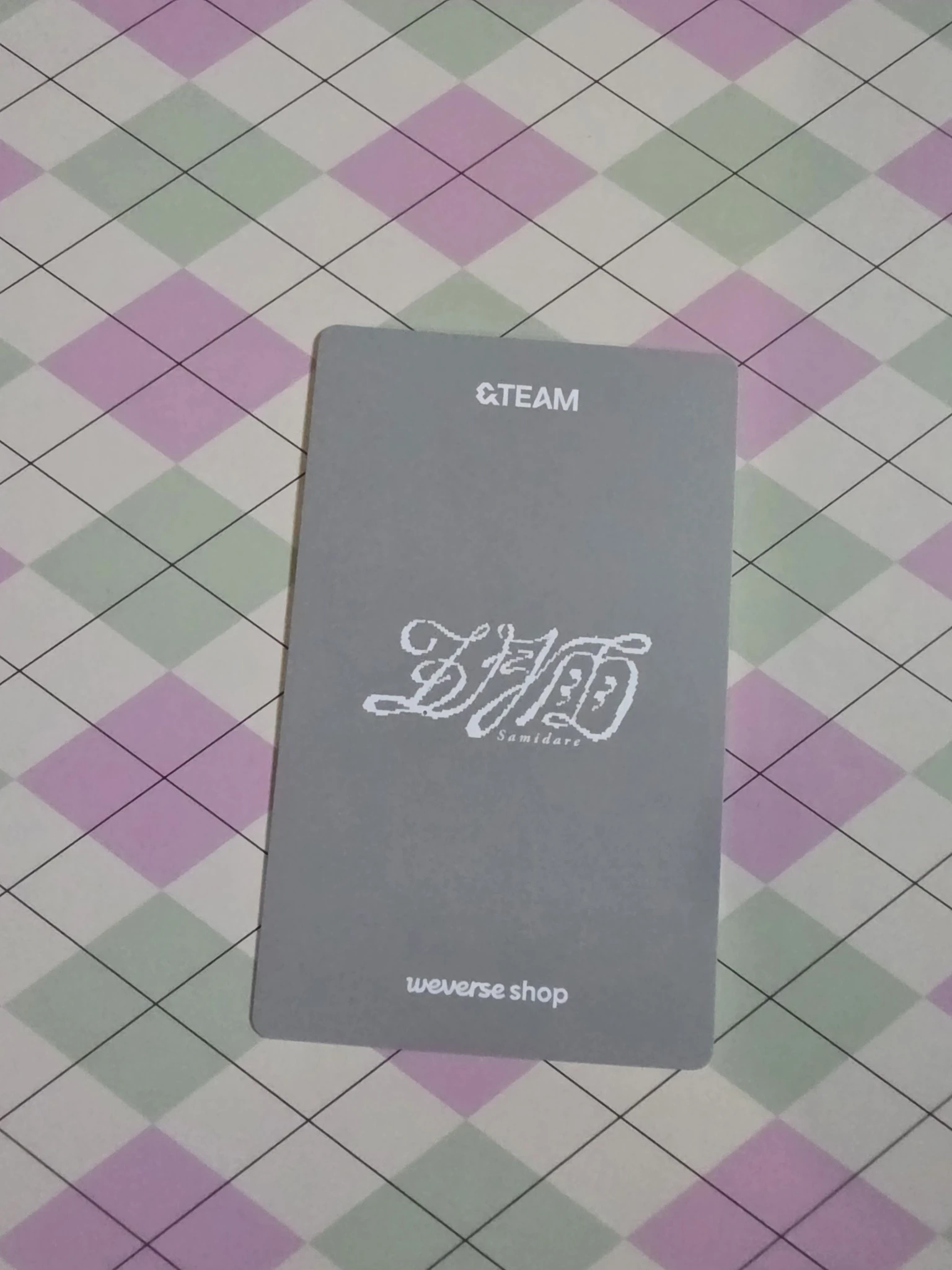 &TEAM Fuma &TEAM - Fuma - Samidare  Album weverse global shop (wvg) pob (pre-order benefit) listing photo 2