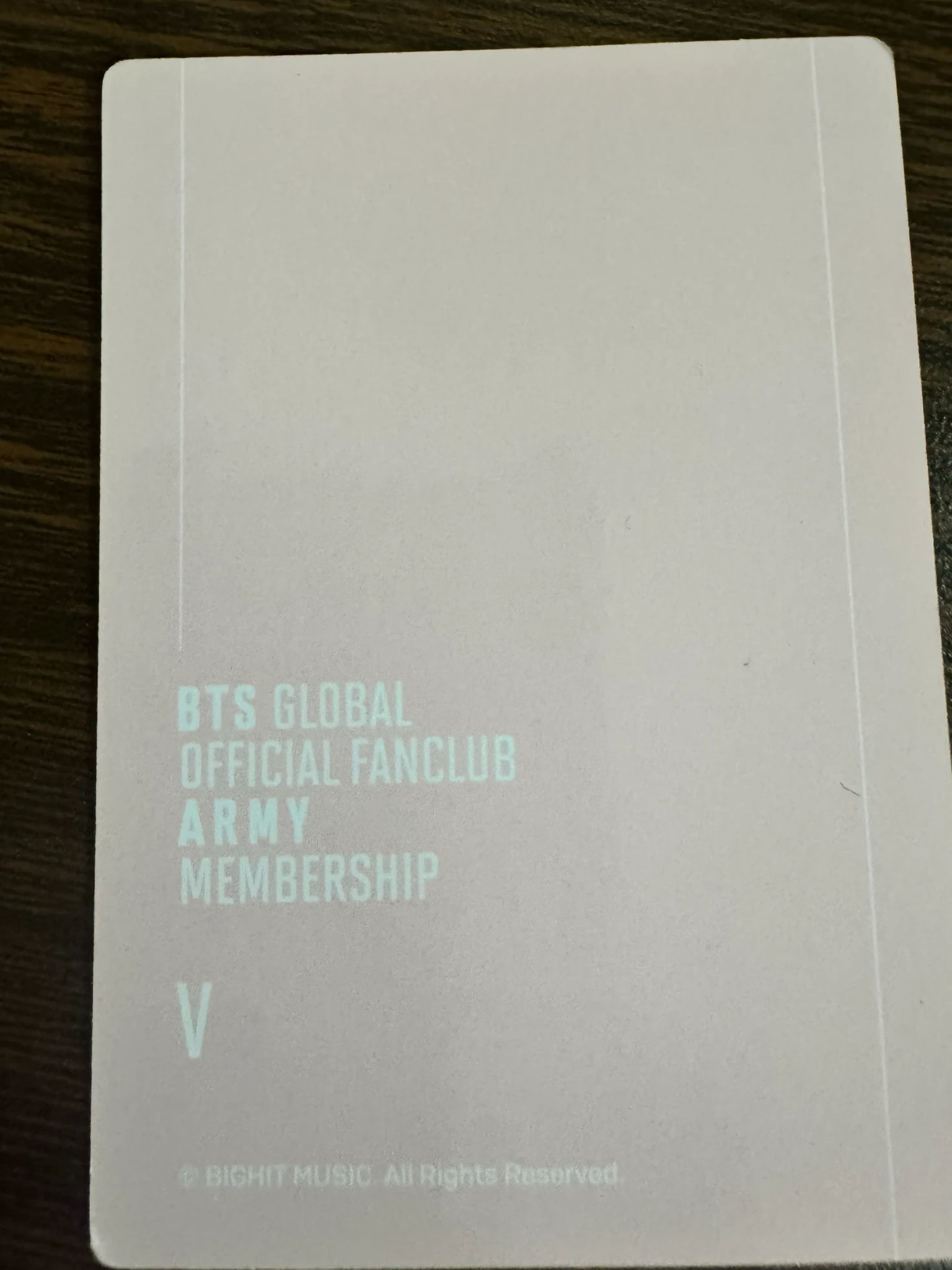 BTS V BTS - V - 10th ARMY Membership Kit  Other V (BTS) BTS weverse membership listing photo 2