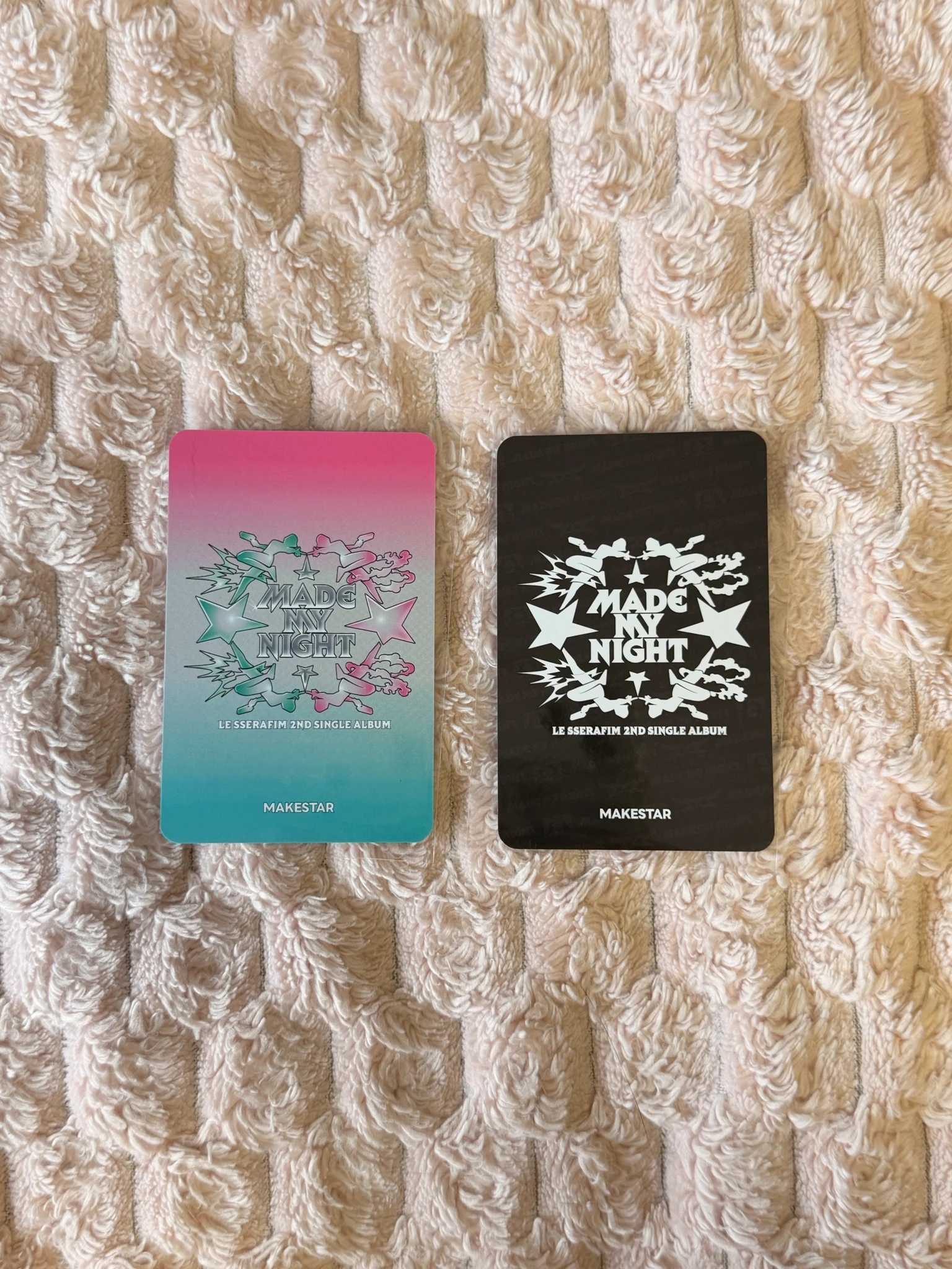 LE SSERAFIM Huh Yunjin LE SSERAFIM - Huh Yunjin - Made My Night Album pob (pre-order benefit) makestar chemical night version compact version listing photo 2