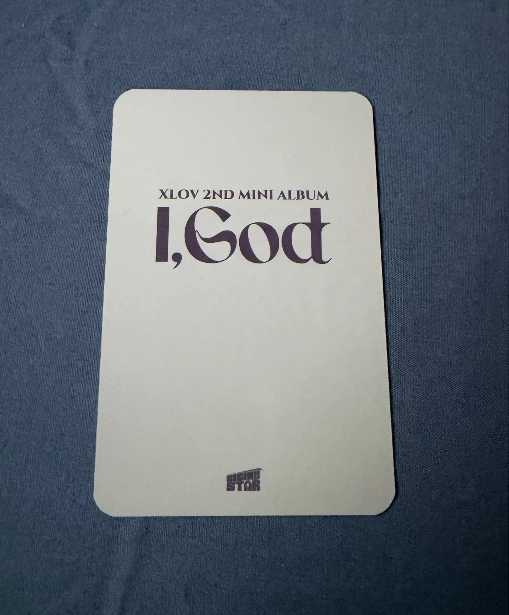 XLOV Rui XLOV - Rui - I, God Album rising star round 1 online listing photo 2