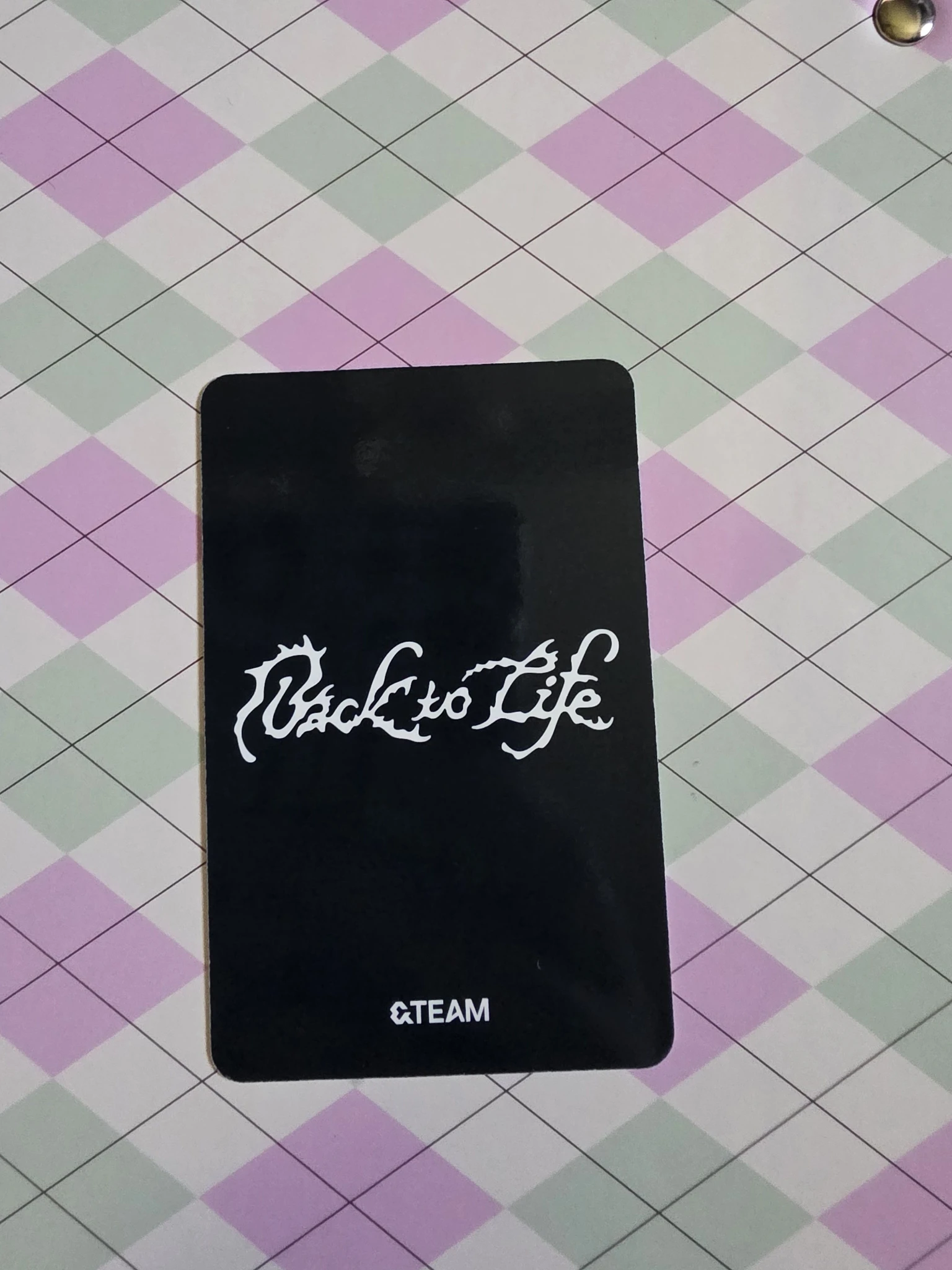 &TEAM Harua &TEAM - Harua - Back to Life Album roar version A version album photocard listing photo 2