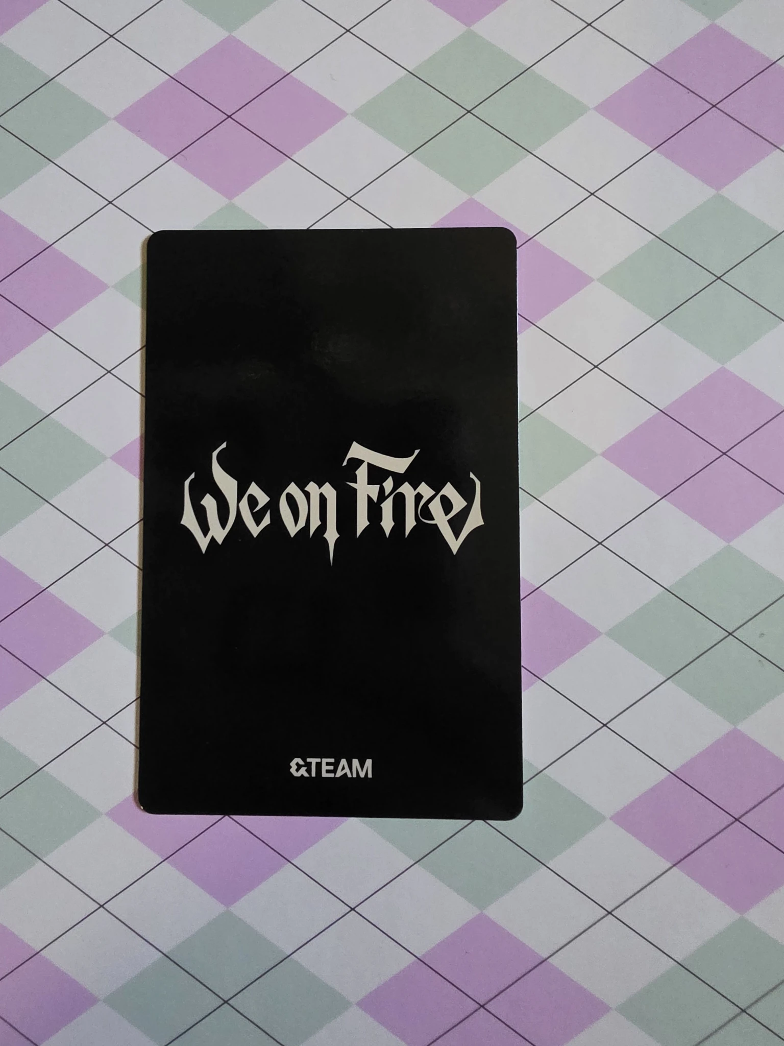 &TEAM Harua &TEAM - Harua - We on Fire Album album photocard standard version listing photo 2