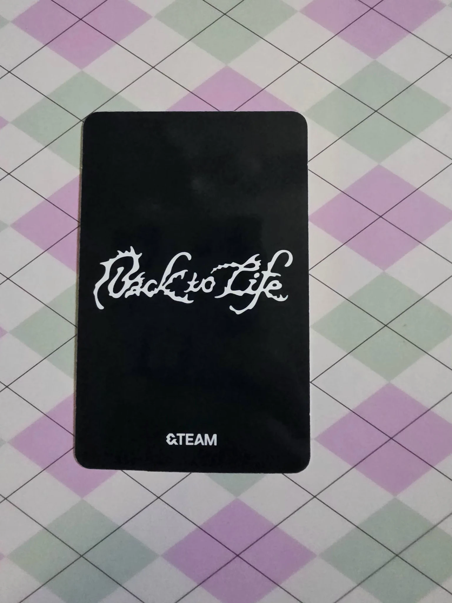 &TEAM Harua &TEAM - Harua - Back to Life Album A version album photocard roar version listing photo 2