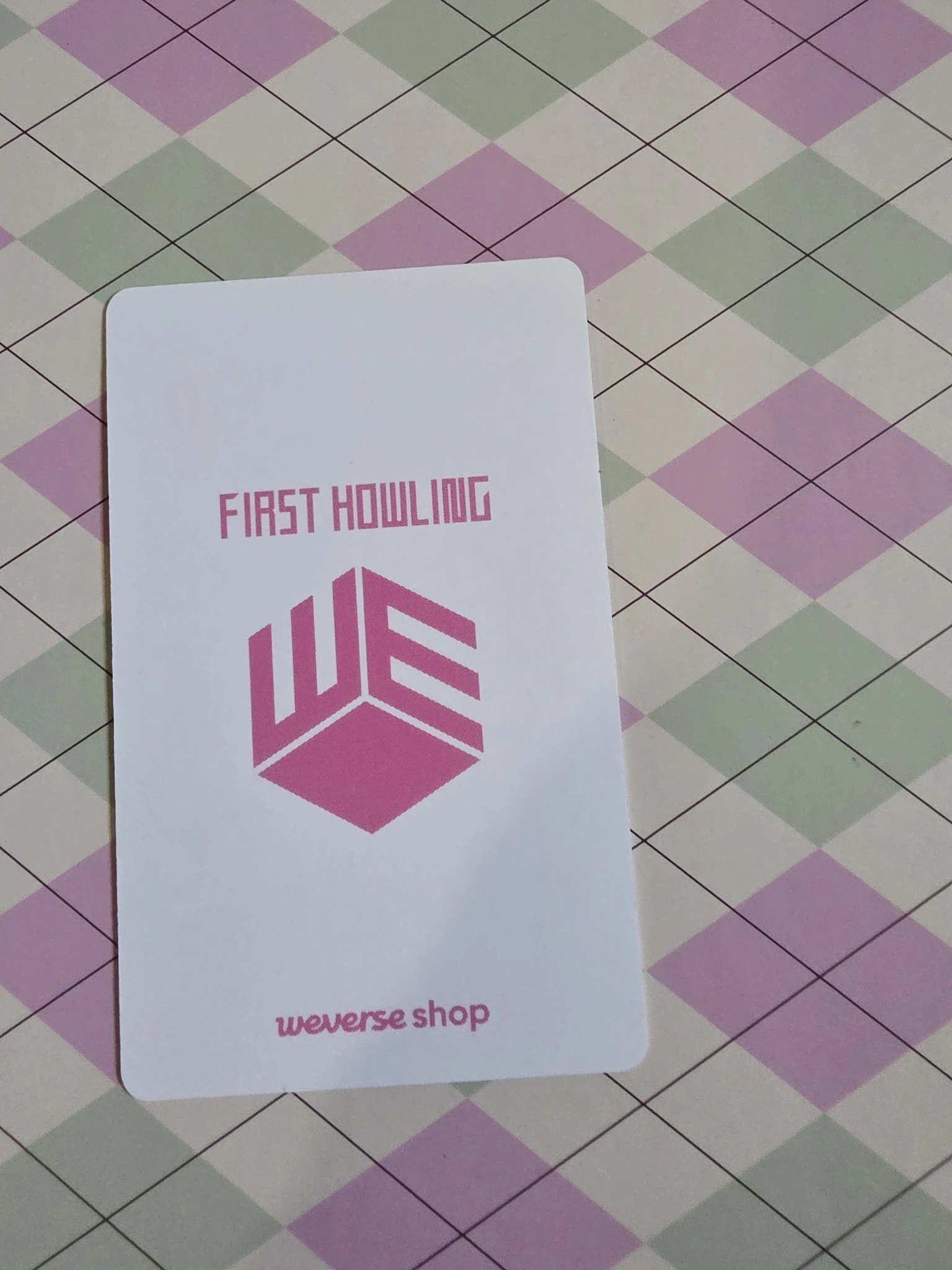 &TEAM Nicholas &TEAM - Nicholas - First Howling : WE EP Album fansign weverse global shop (wvg) round 2 listing photo 2