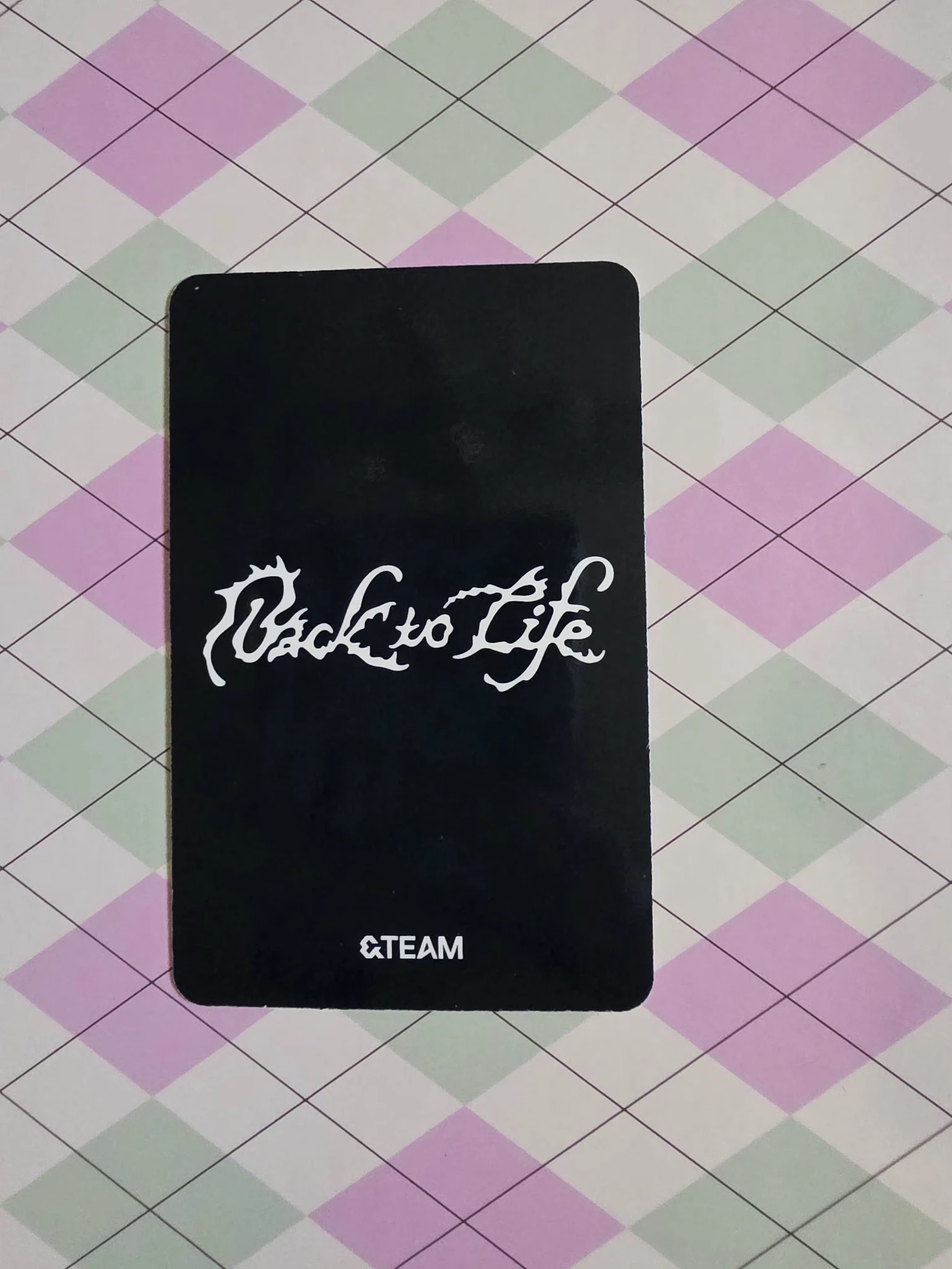 &TEAM Nicholas &TEAM - Nicholas - Back to Life Album A version roar version album photocard listing photo 2