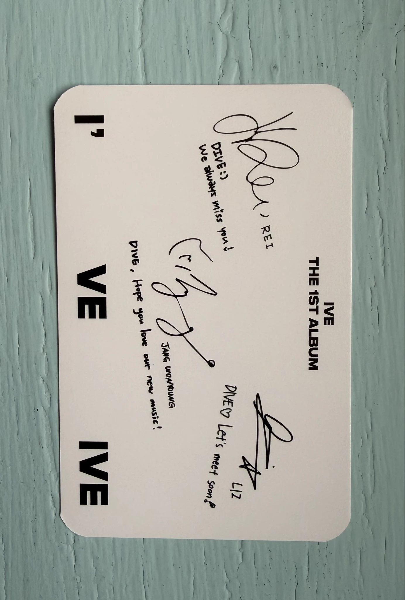 IVE IVE - Rei & Liz & Wonyoung - I've IVE Album unit photocard jewel case version listing photo 2