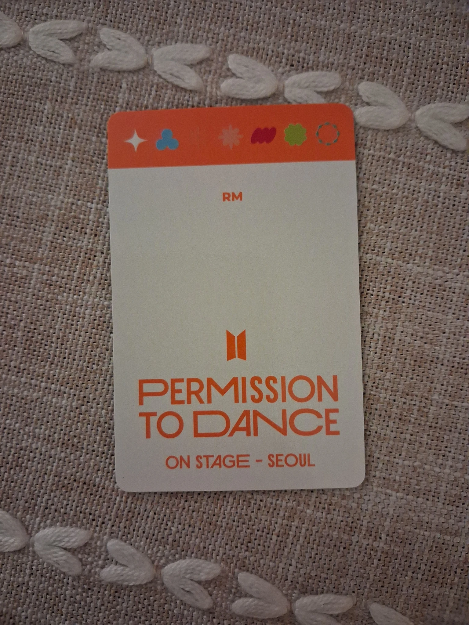 BTS RM BTS - RM - Permission To Dance On Stage - Seoul Other photocard set listing photo 2