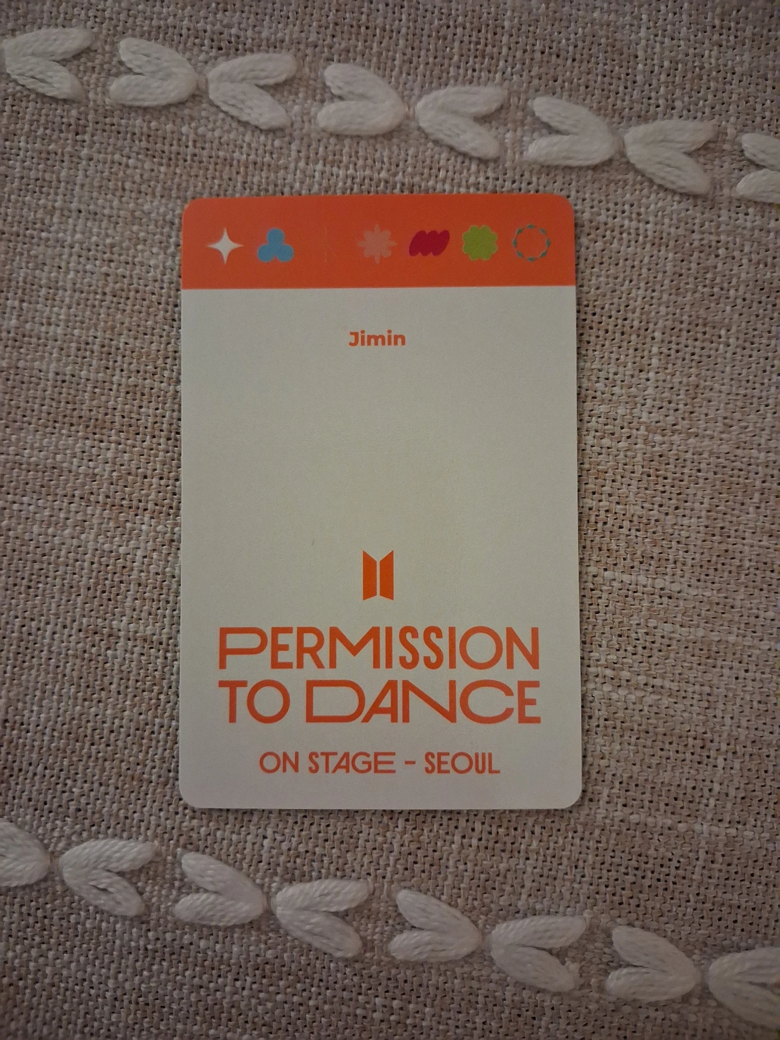 BTS Jimin BTS - Jimin - Permission To Dance On Stage - Seoul Other photocard set listing photo 2