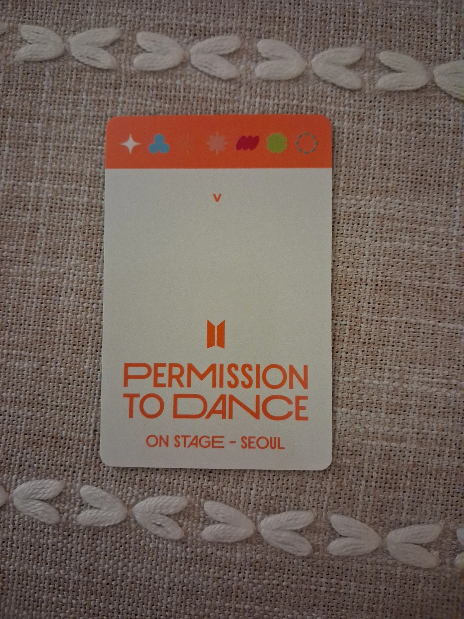 BTS V BTS - V - Permission To Dance On Stage - Seoul Other photocard set listing photo 2