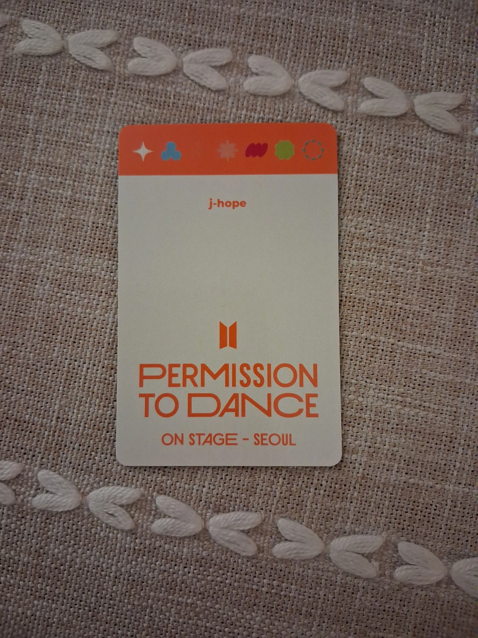 BTS j-hope BTS - j-hope - Permission To Dance On Stage - Seoul Other photocard set listing photo 2
