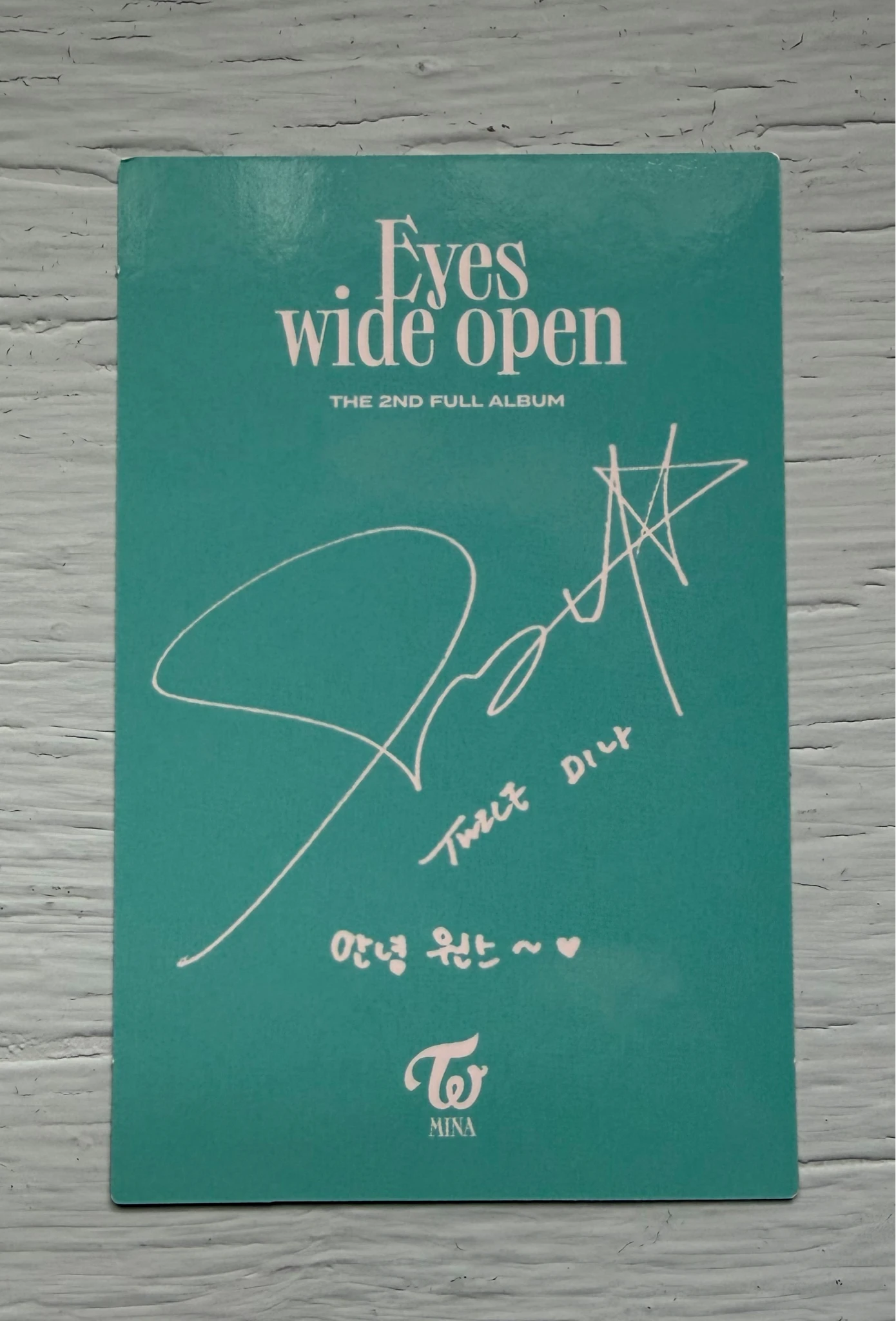 TWICE Mina TWICE-Mina-Album-eyes wide open listing photo 2