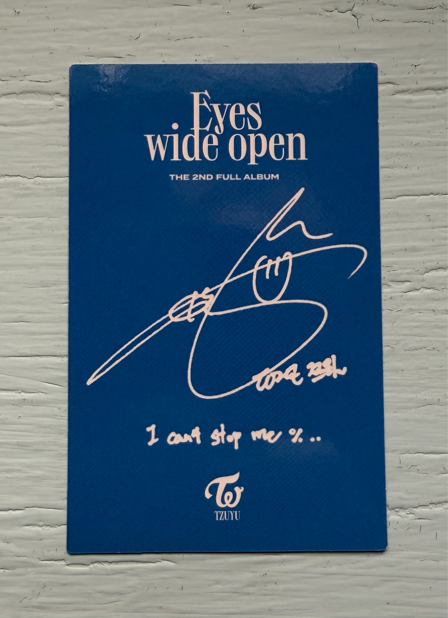 TWICE Tzuyu TWICE-Tzuyu-Album-eyes wide open listing photo 2