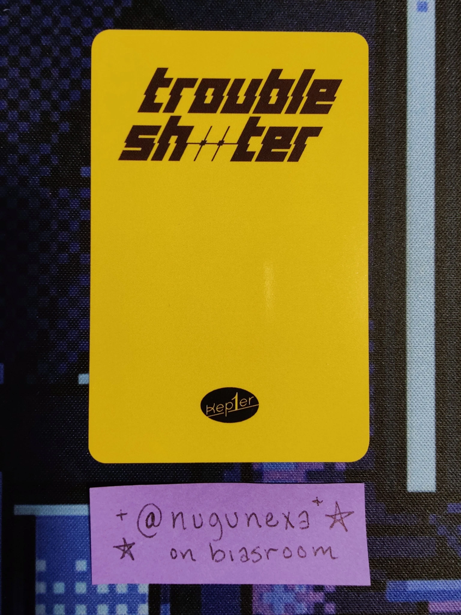 Kep1er Huening Bahiyyih Kep1er - Huening Bahiyyih - TROUBLESHOOTER Album ktown4u fansign round 2 listing photo 2
