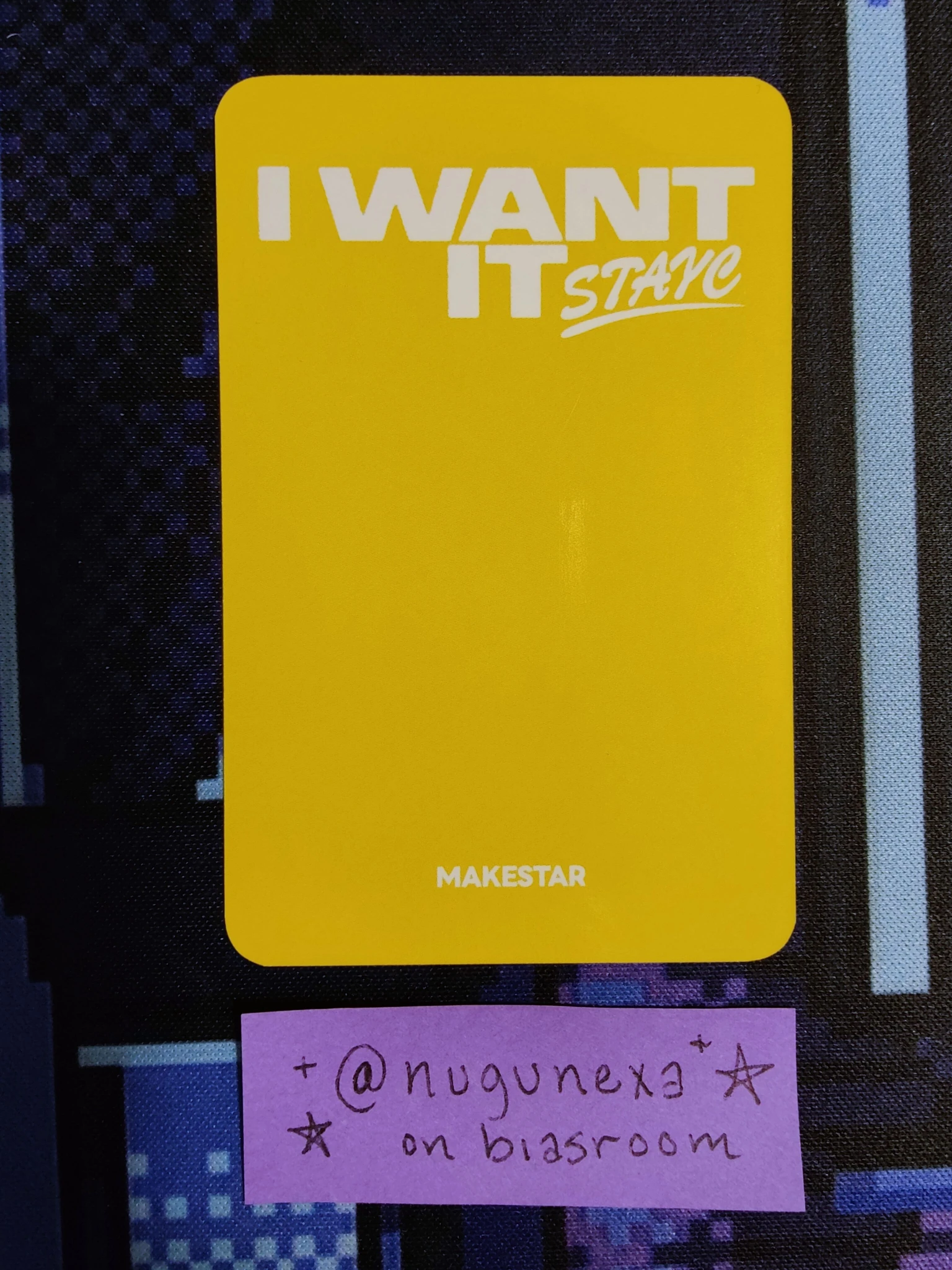 STAYC Sieun STAYC - Sieun - I WANT IT Album round 2 makestar fansign listing photo 2