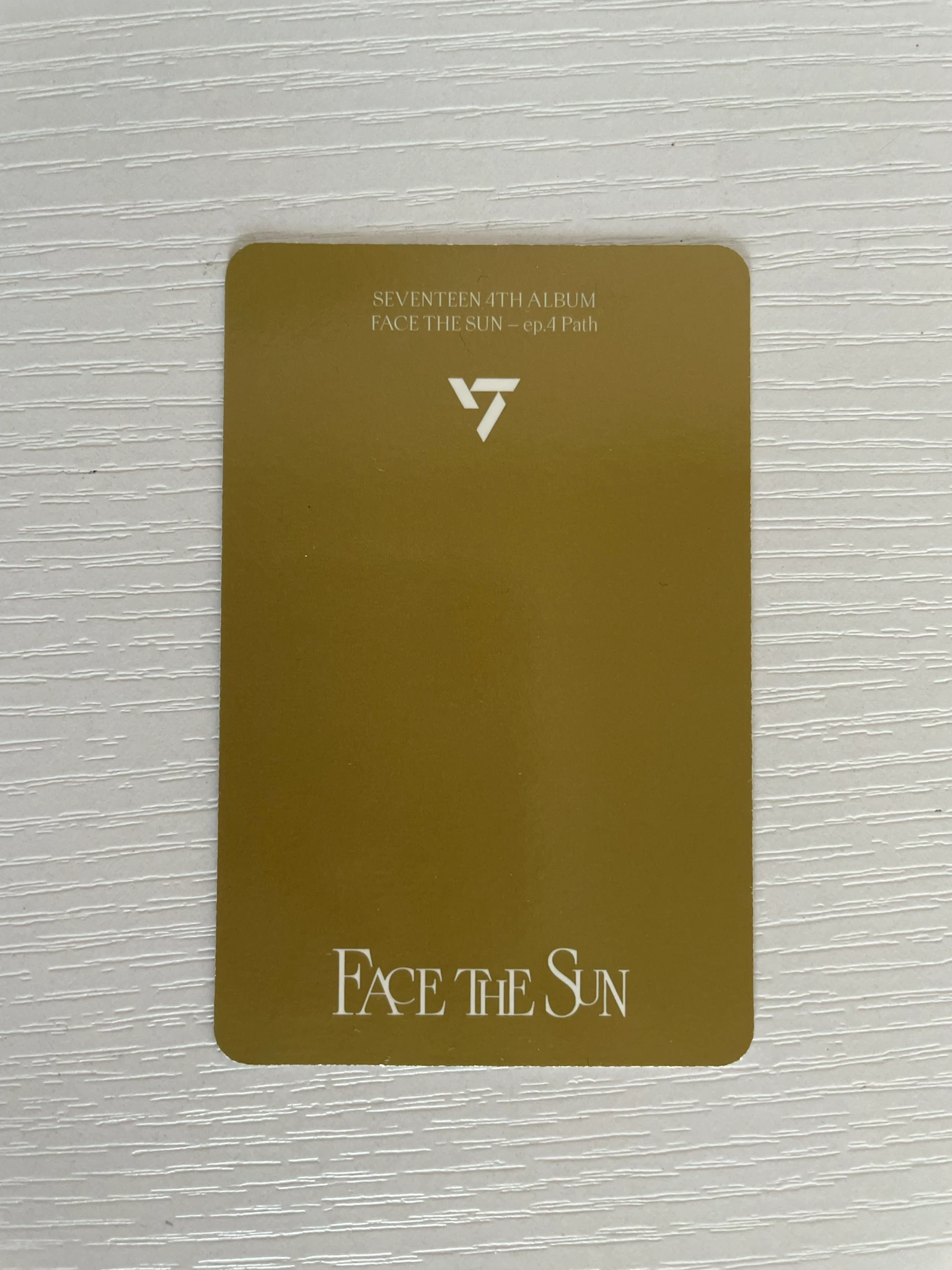 SEVENTEEN Dino SEVENTEEN - Dino - Face the Sun Album path version album photocard listing photo 2