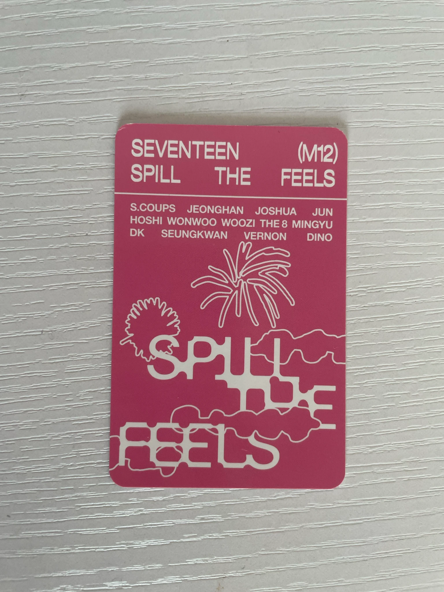 SEVENTEEN Jun SEVENTEEN - Jun - Spill the Feels Album album photocard carat version listing photo 2