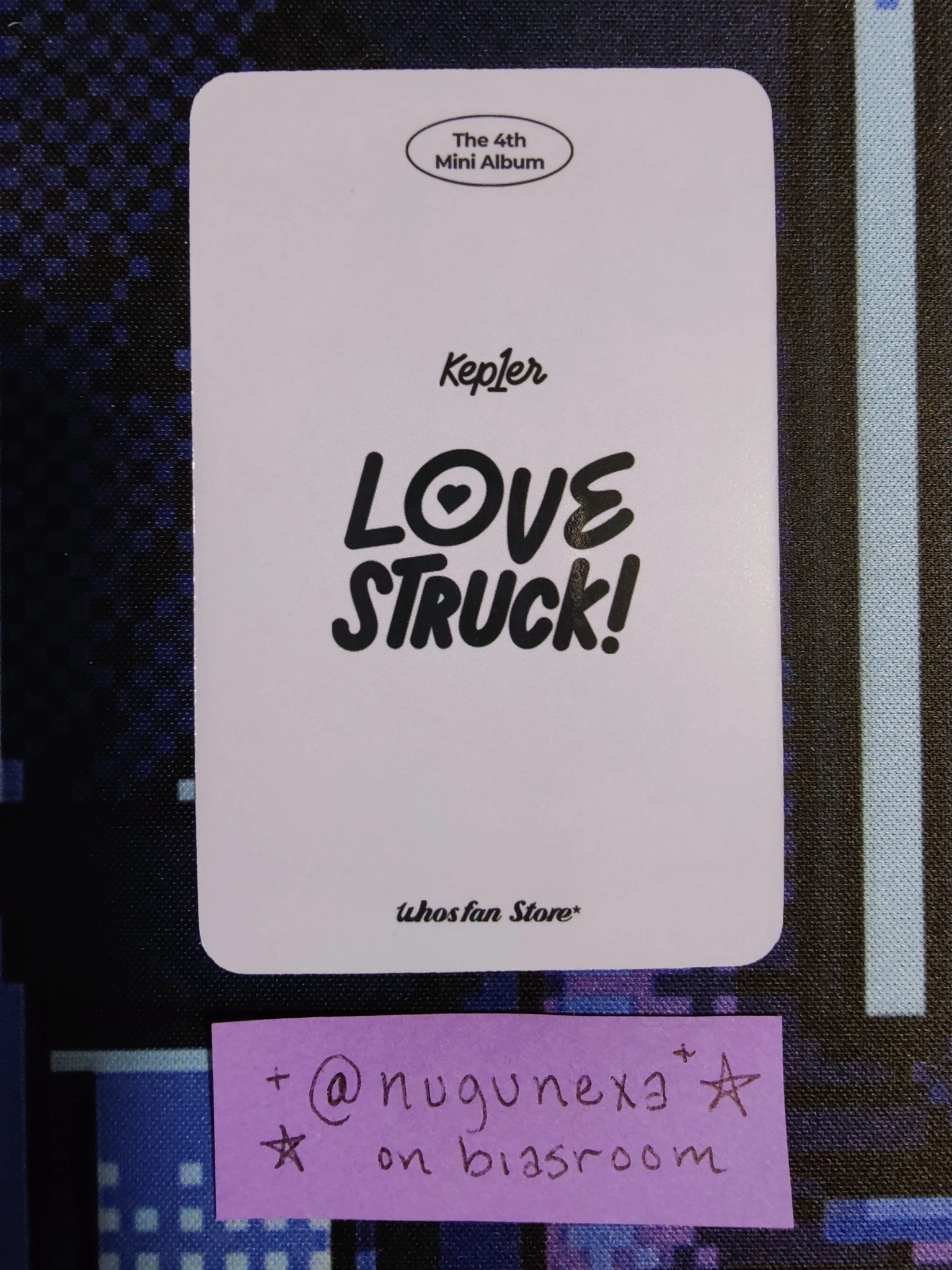 Kep1er Youngeun Kep1er - Youngeun - LOVESTRUCK! Album whosfan video call (fancall) listing photo 2