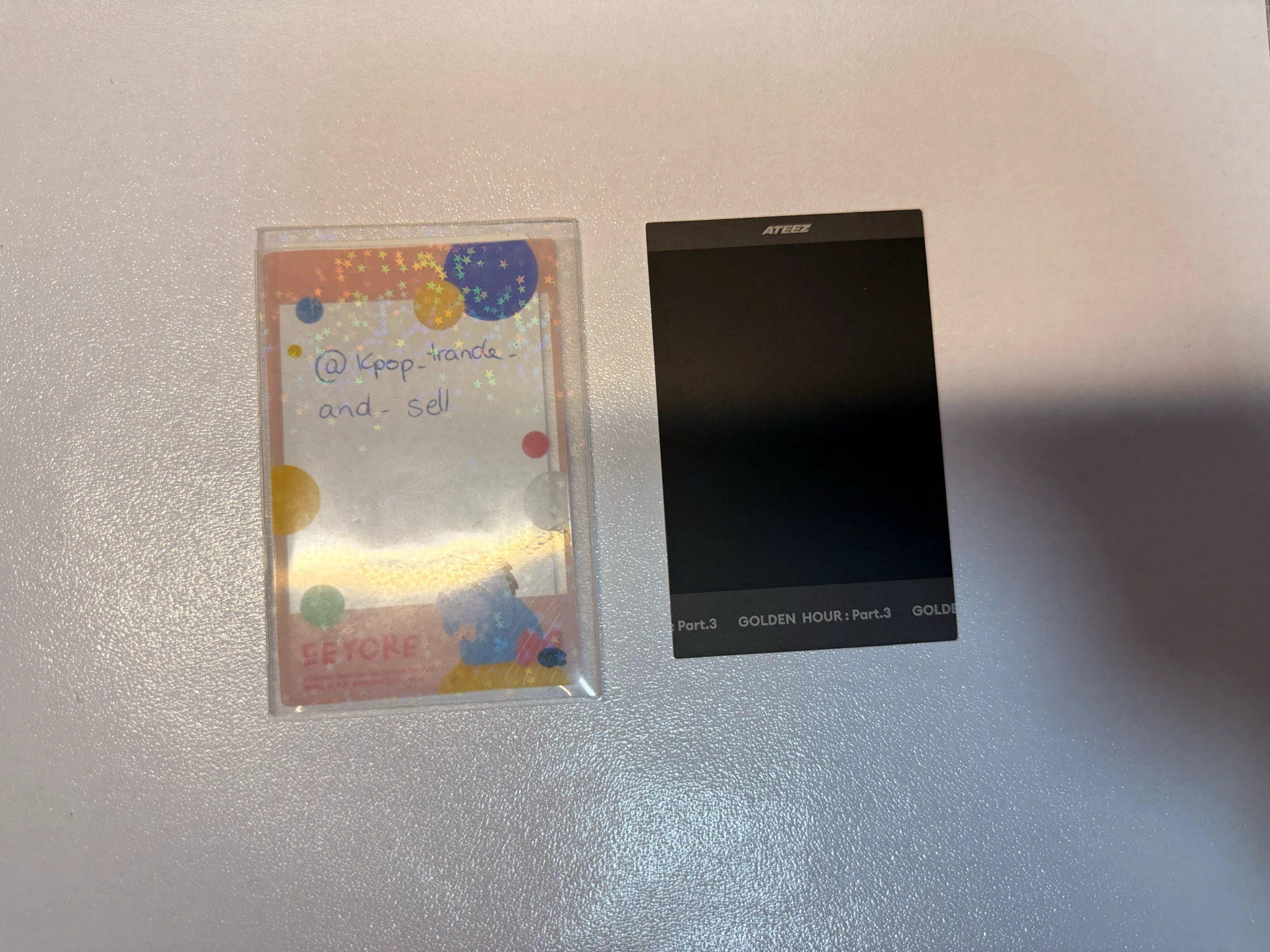 ATEEZ Wooyoung ATEEZ - Wooyoung - Golden Hour : Part.3 Album poca album polaroid  listing photo 2