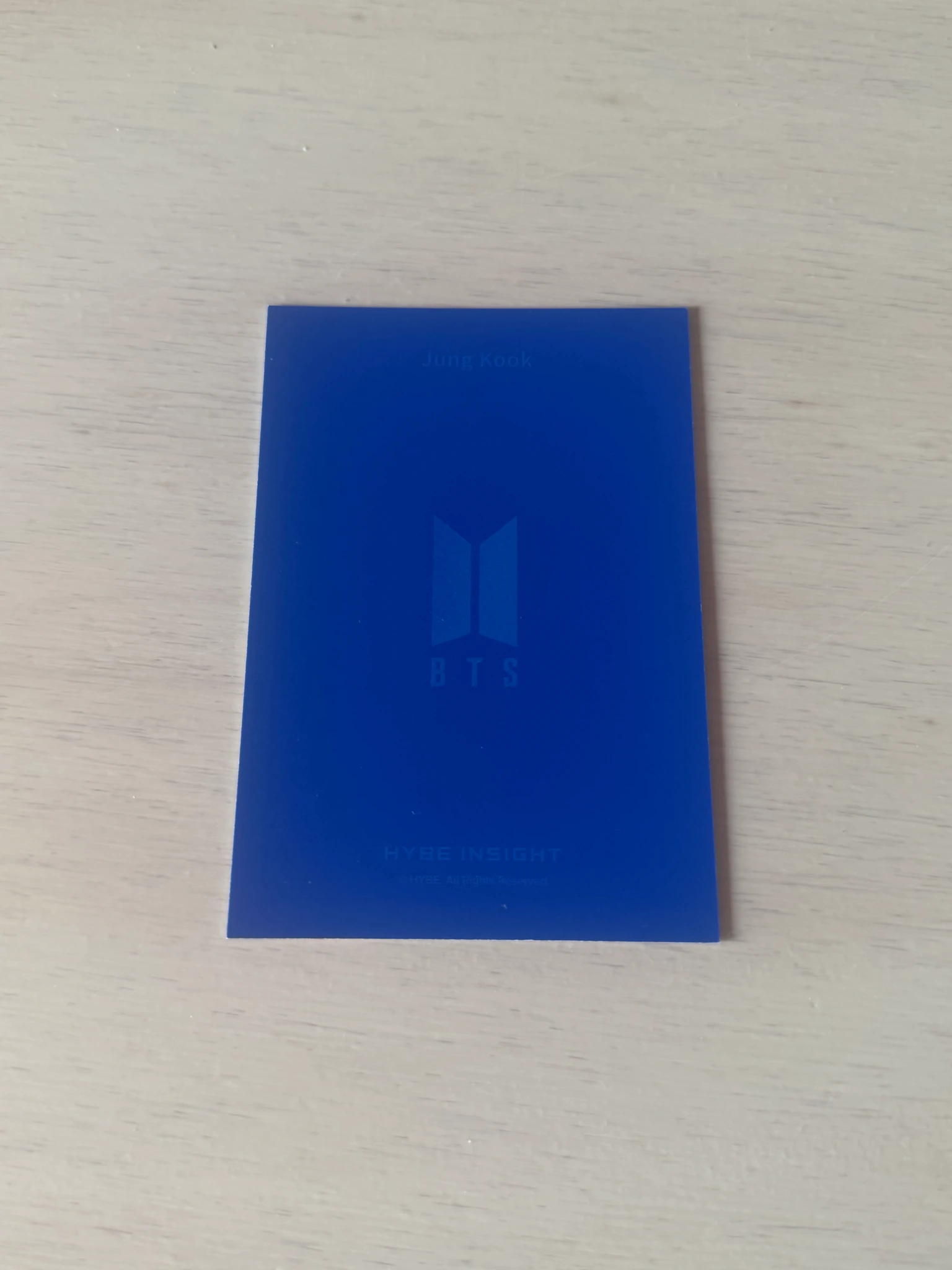 BTS Jungkook BTS - Jungkook - HYBE Insight Museum Event card ticket pvc card entrance benefit listing photo 2