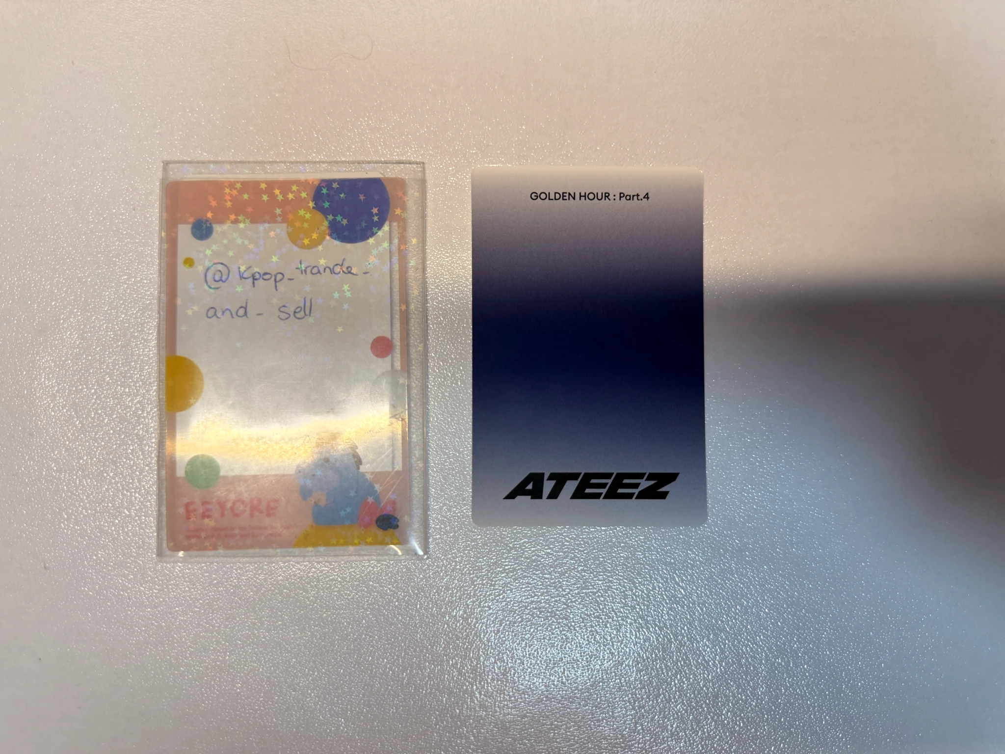 ATEEZ Wooyoung ATEEZ - Wooyoung - Golden Hour : Part.4 Album album photocard poca album listing photo 2