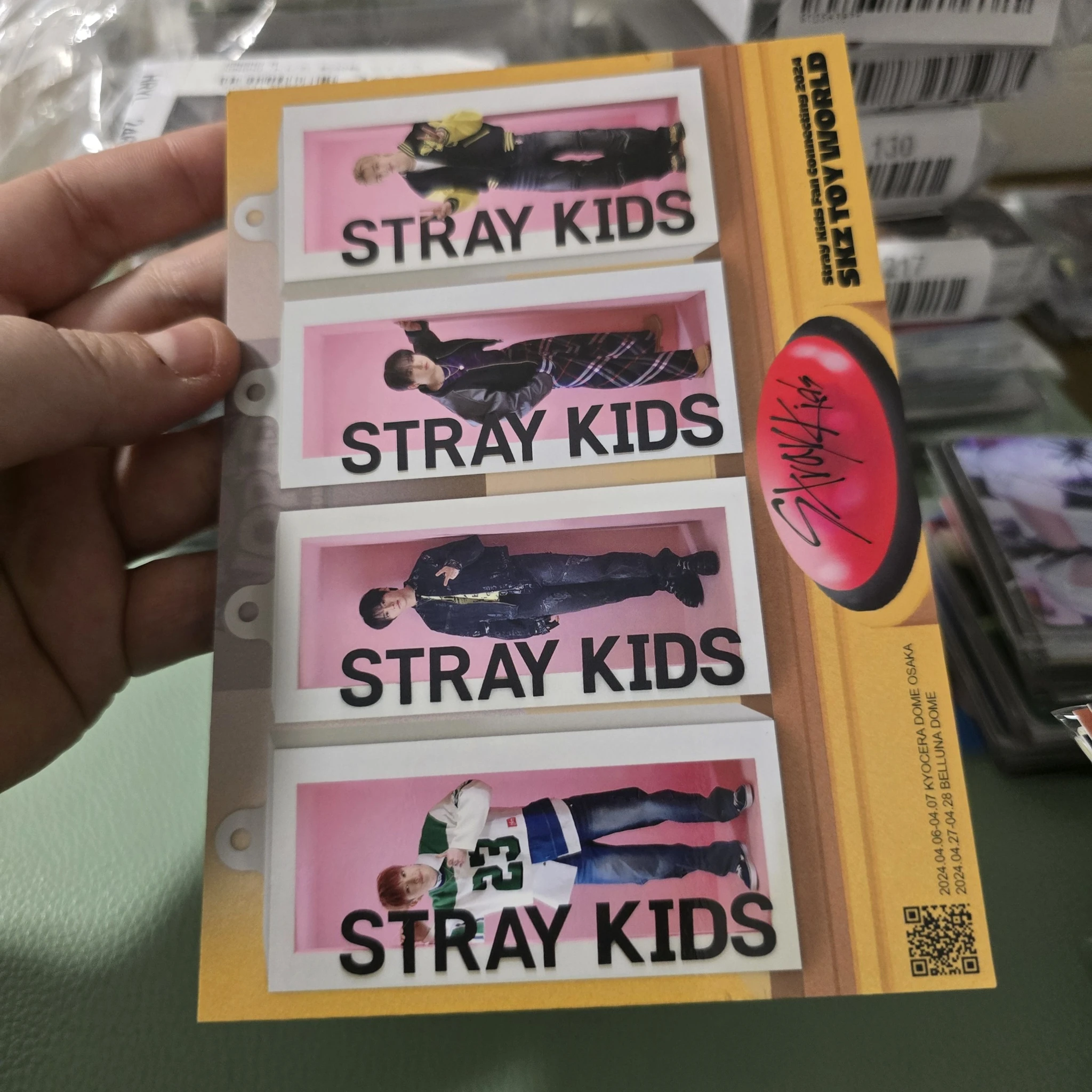 Stray Kids Stray Kids - SKZ Toy World-Fan Connecting 2024 Event merch inclusion trading card listing photo 2