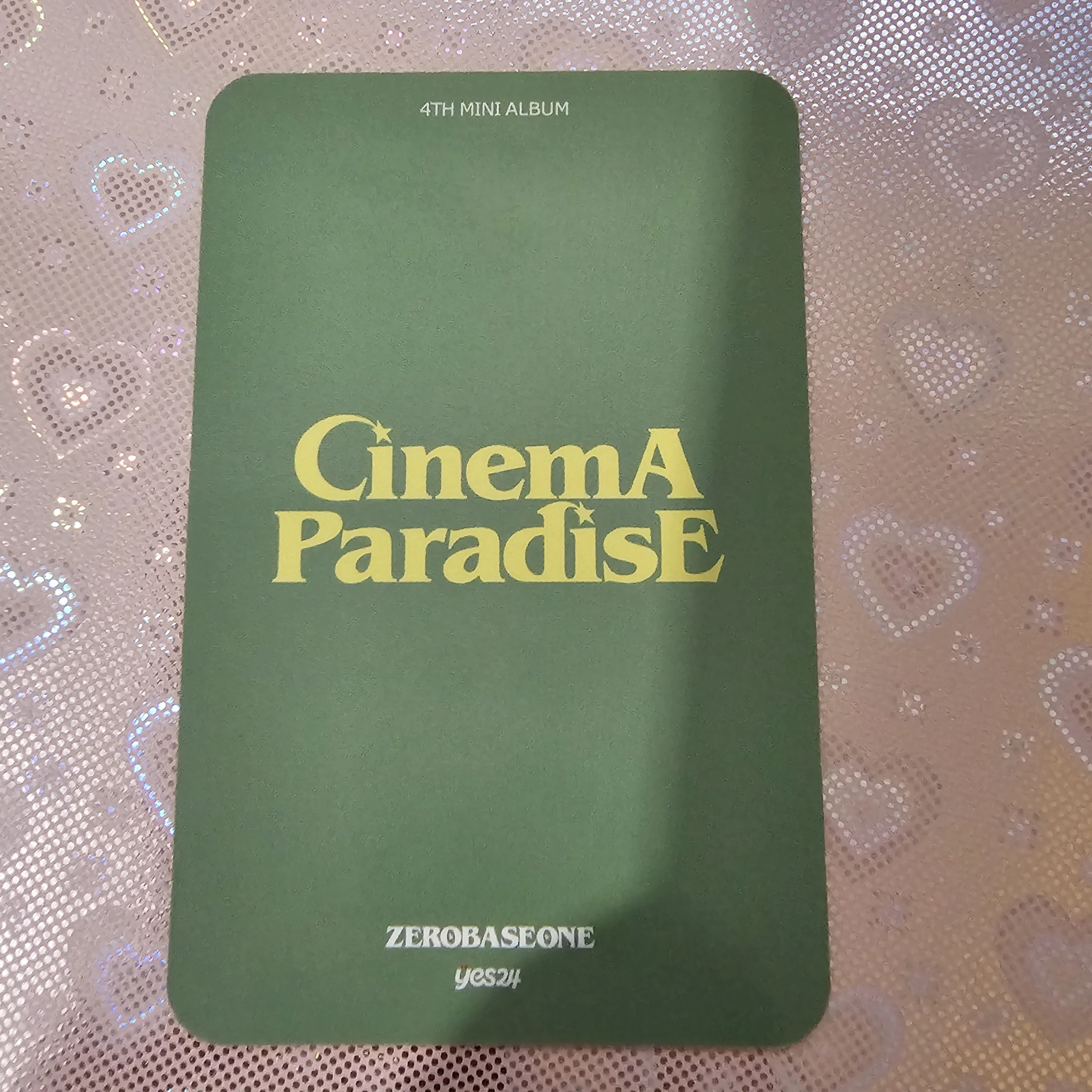 ZEROBASEONE Hanbin ZEROBASEONE - Hanbin - Cinema Paradise Album yes24 video call (fancall) listing photo 2