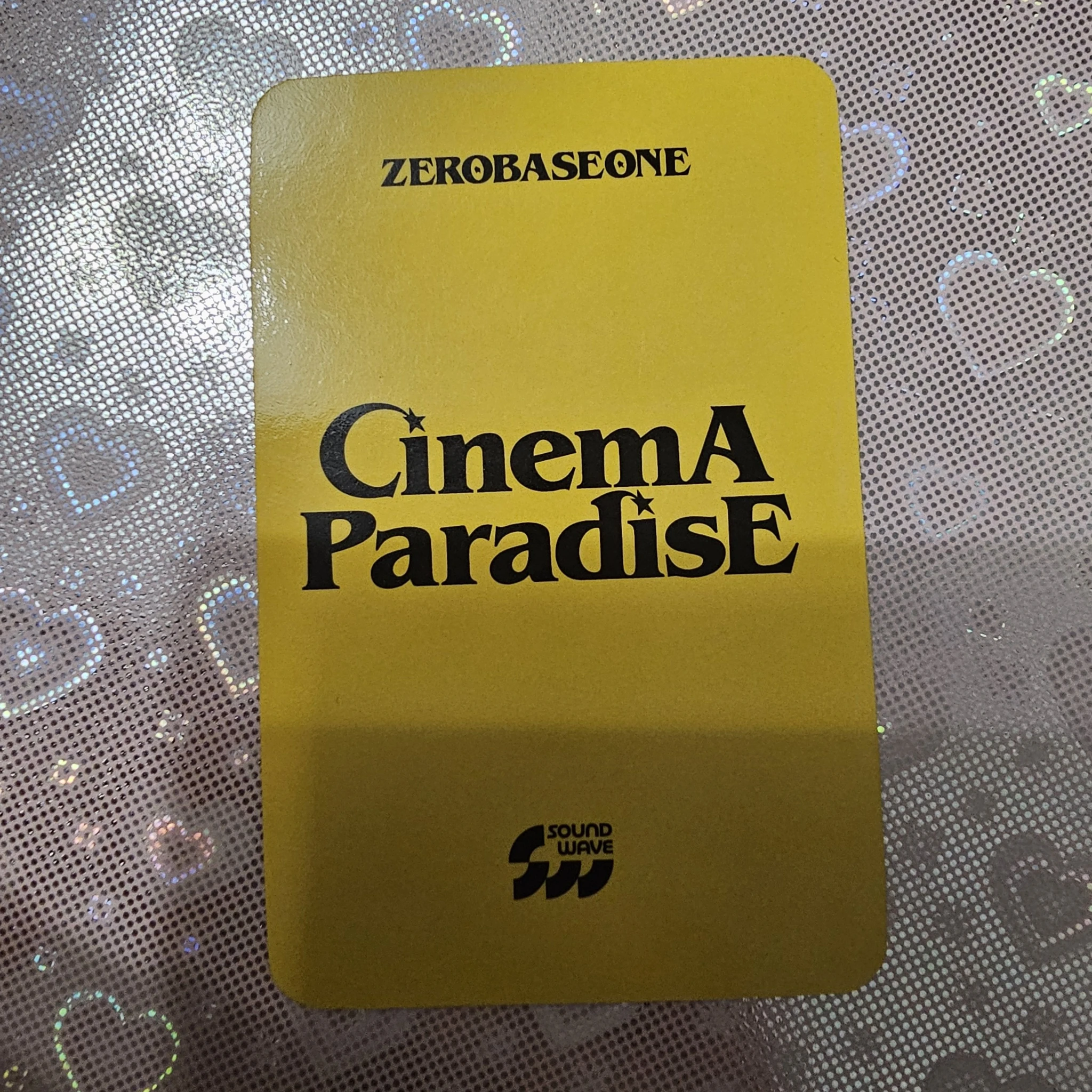 ZEROBASEONE Gunwook ZEROBASEONE - Gunwook - Cinema Paradise Album soundwave pob (pre-order benefit) listing photo 2