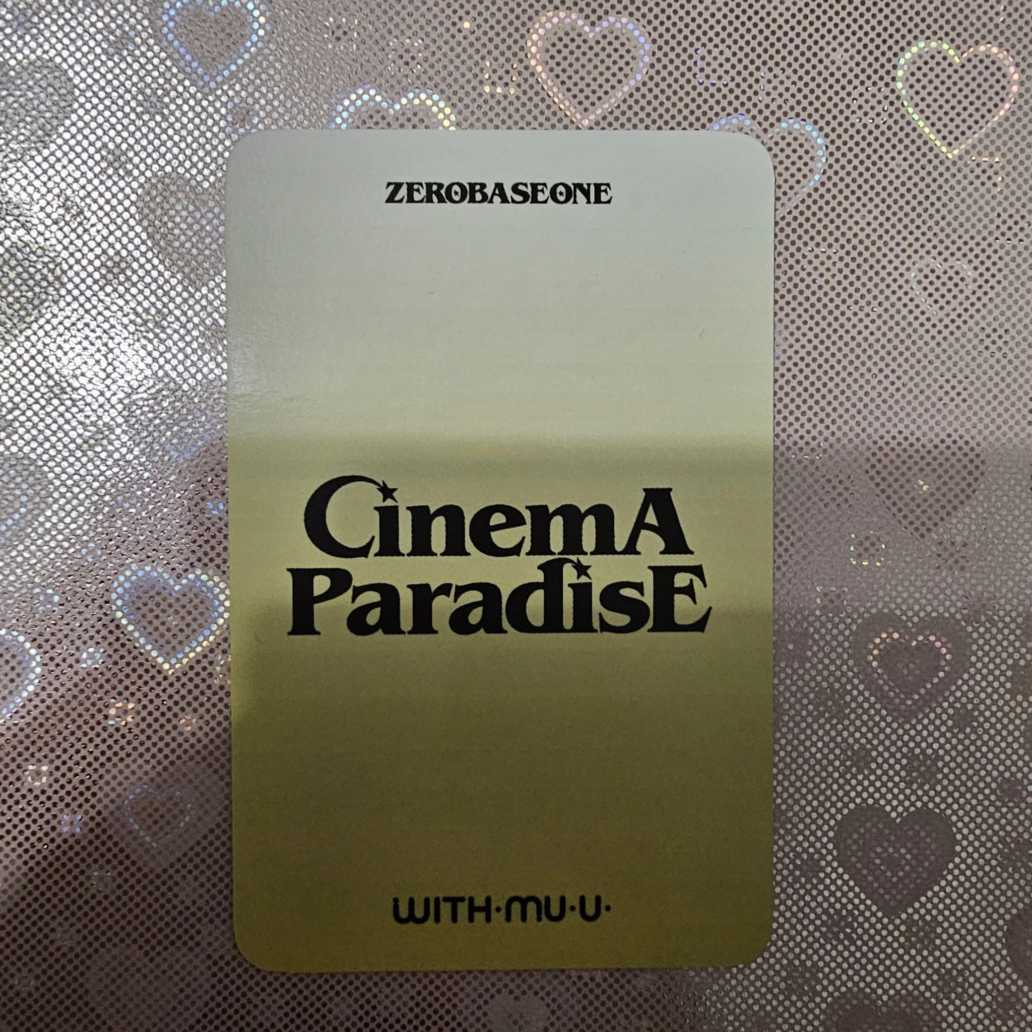 ZEROBASEONE Gunwook ZEROBASEONE - Gunwook - Cinema Paradise Album withmuu digipack version pob (pre-order benefit) listing photo 2