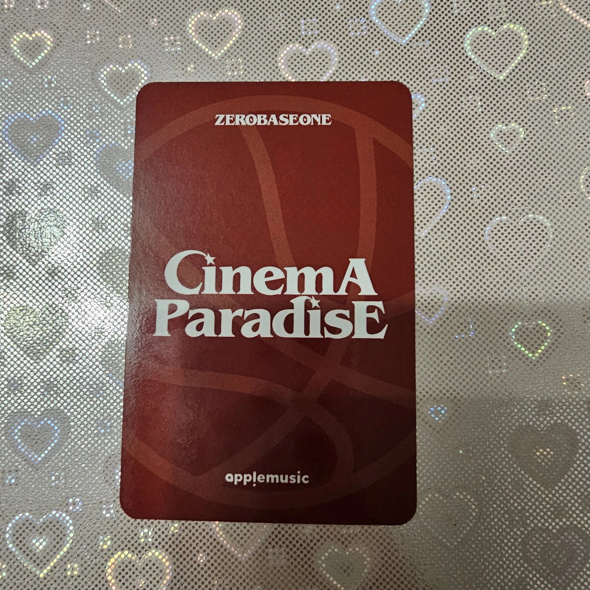 ZEROBASEONE Gunwook ZEROBASEONE - Gunwook - Cinema Paradise Album apple music pob (pre-order benefit) digipack version listing photo 2