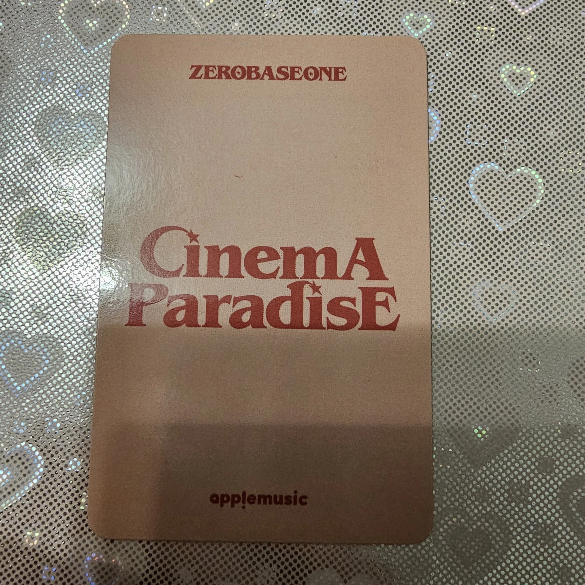 ZEROBASEONE Gunwook ZEROBASEONE - Gunwook - Cinema Paradise Album apple music pob (pre-order benefit) listing photo 2