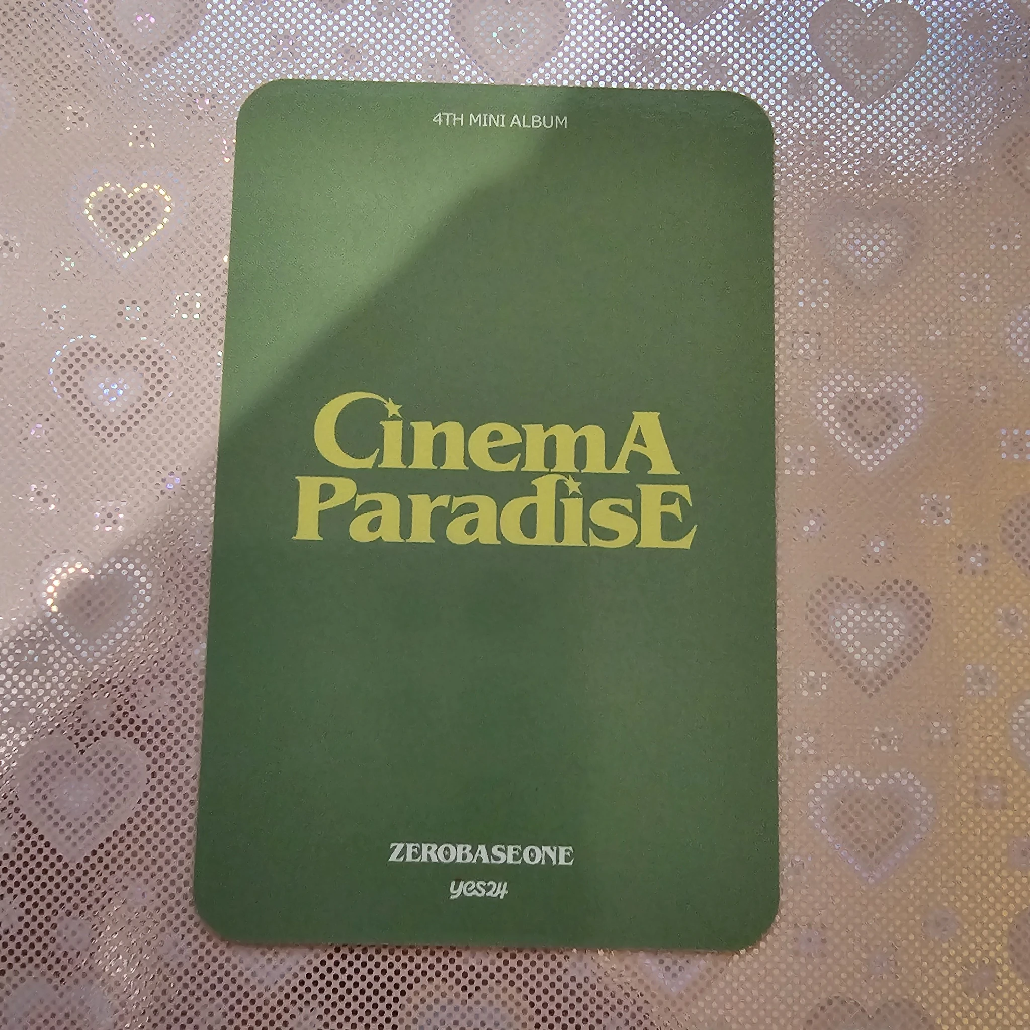 ZEROBASEONE Hao ZEROBASEONE - Hao - Cinema Paradise Album yes24 zerose version listing photo 2