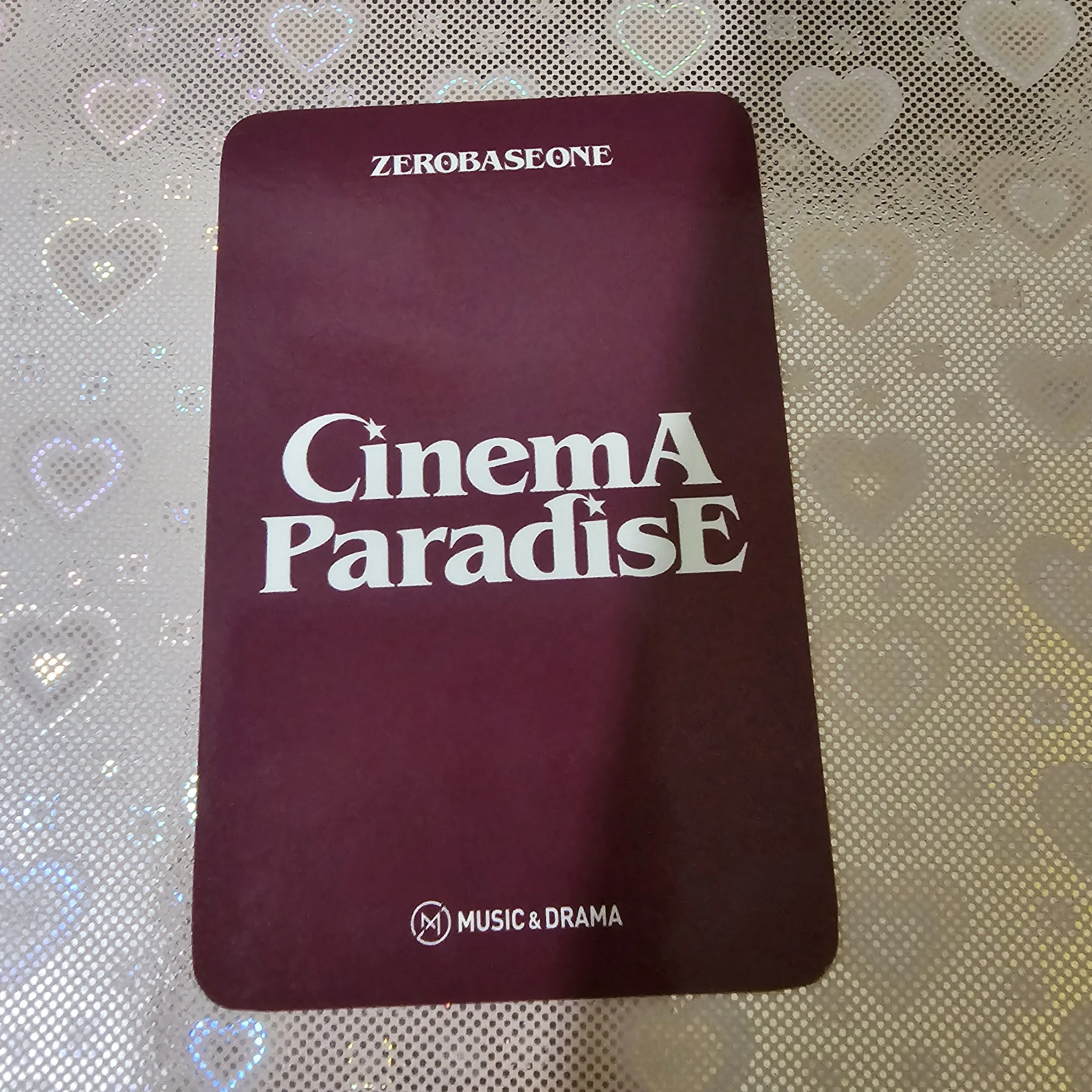 ZEROBASEONE Gunwook ZEROBASEONE - Gunwook - Cinema Paradise Album fansign music & drama listing photo 2