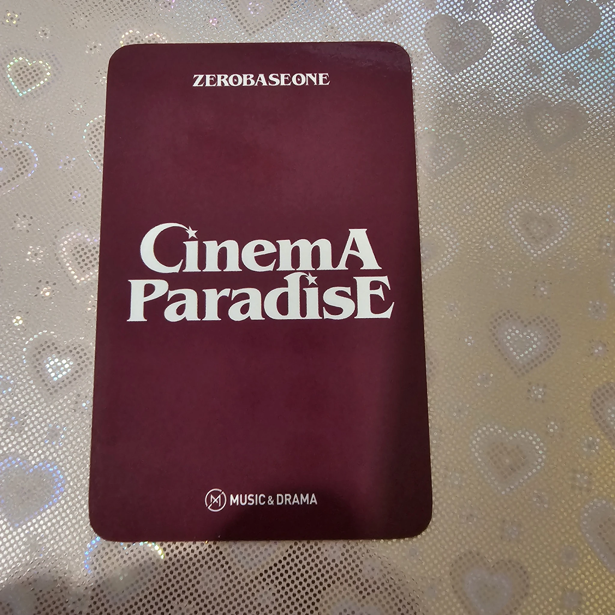 ZEROBASEONE Ricky ZEROBASEONE - Ricky - Cinema Paradise Album music & drama pob (pre-order benefit) listing photo 2